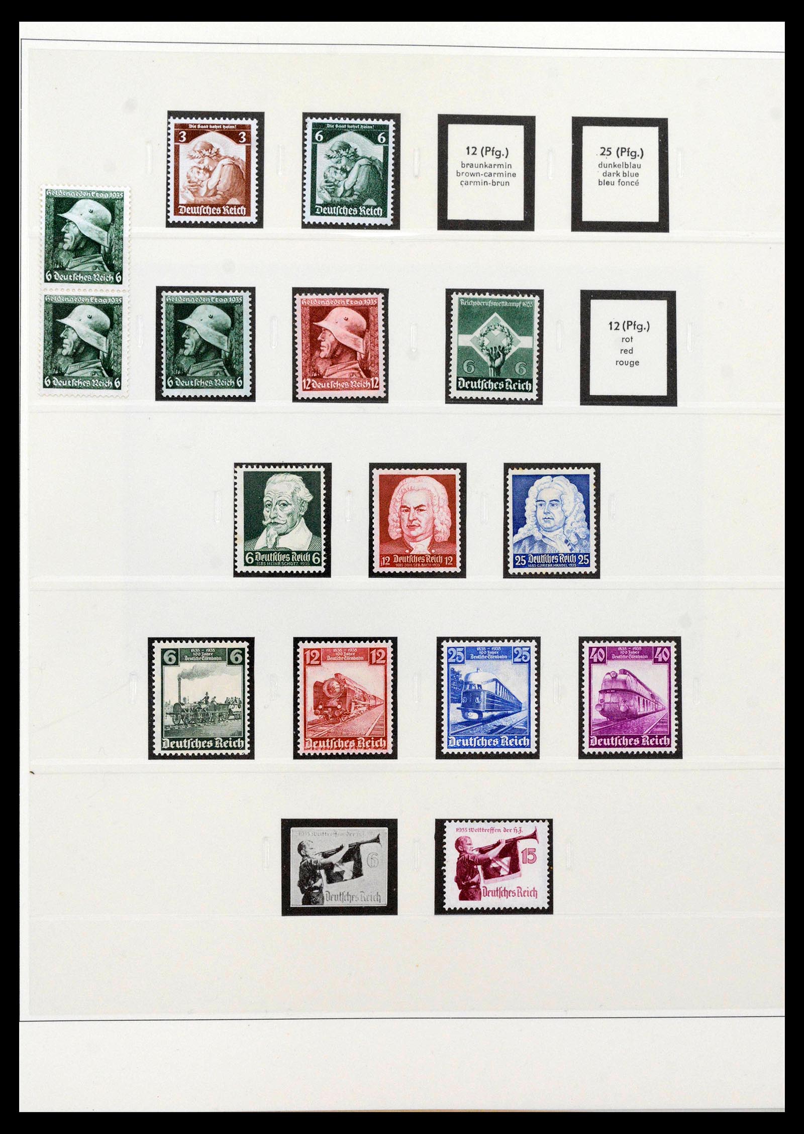 39744 0004 - Stamp collection 39744 German Reich 1889-1945.