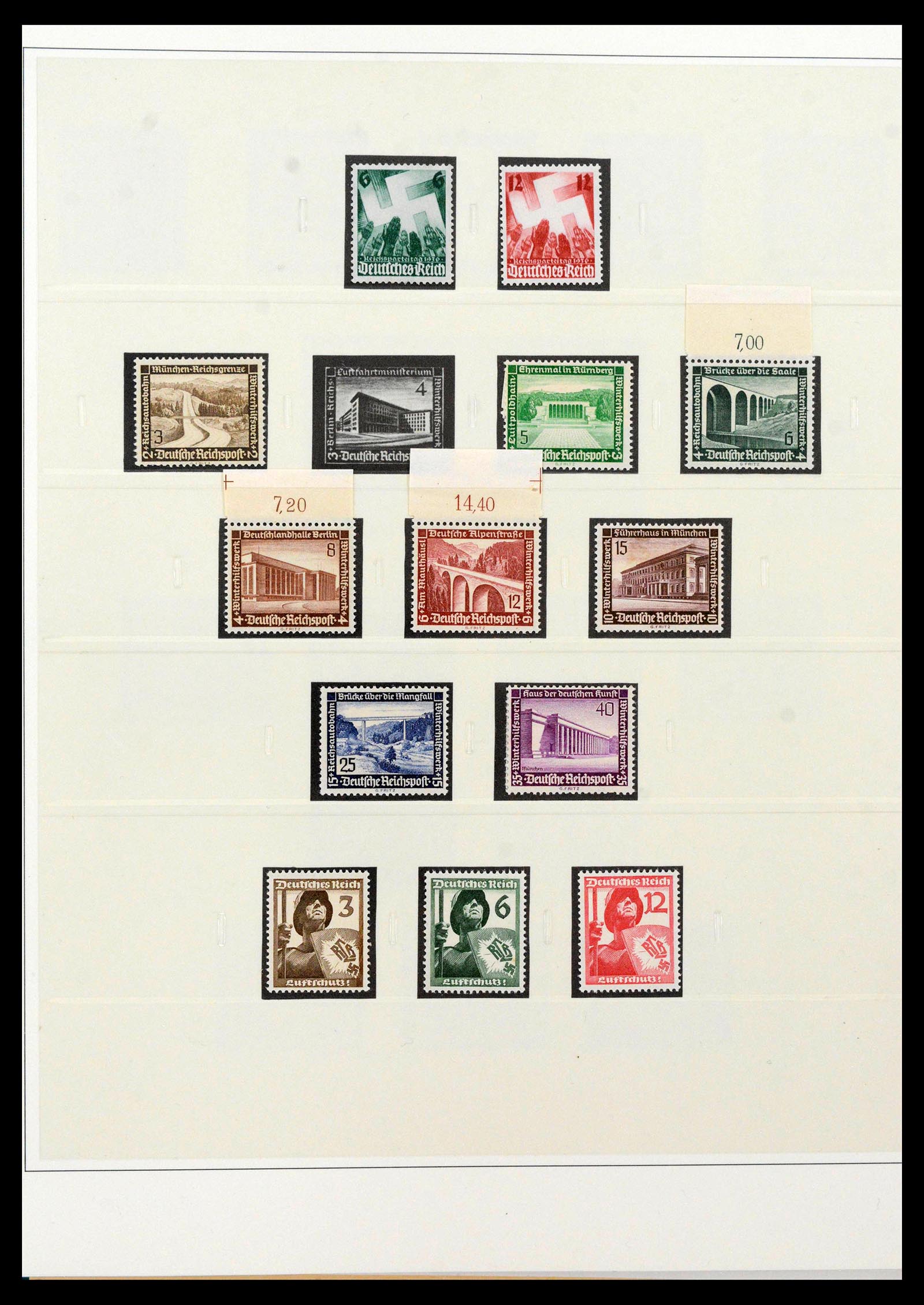 39744 0009 - Stamp collection 39744 German Reich 1889-1945.