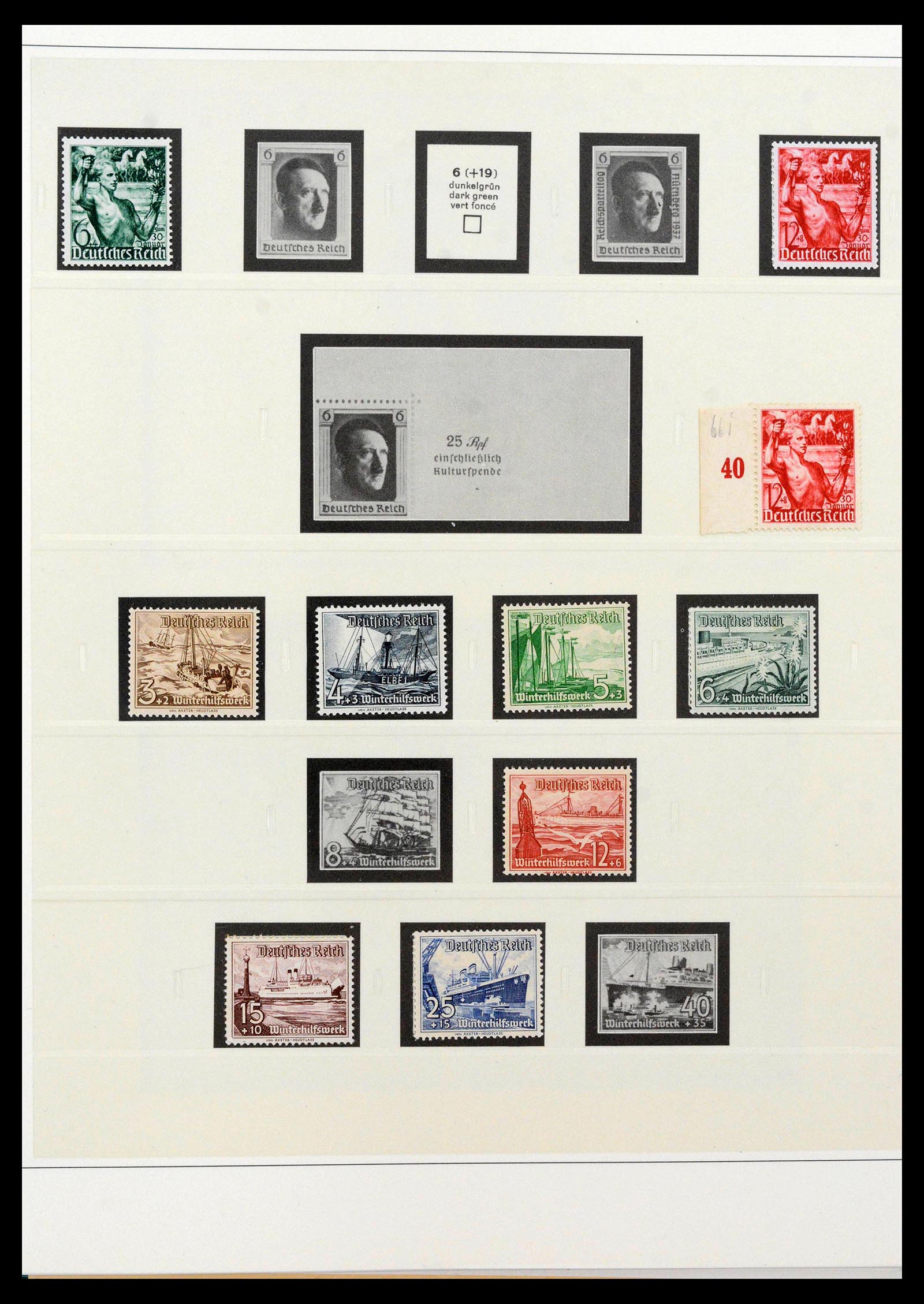 39744 0010 - Stamp collection 39744 German Reich 1889-1945.