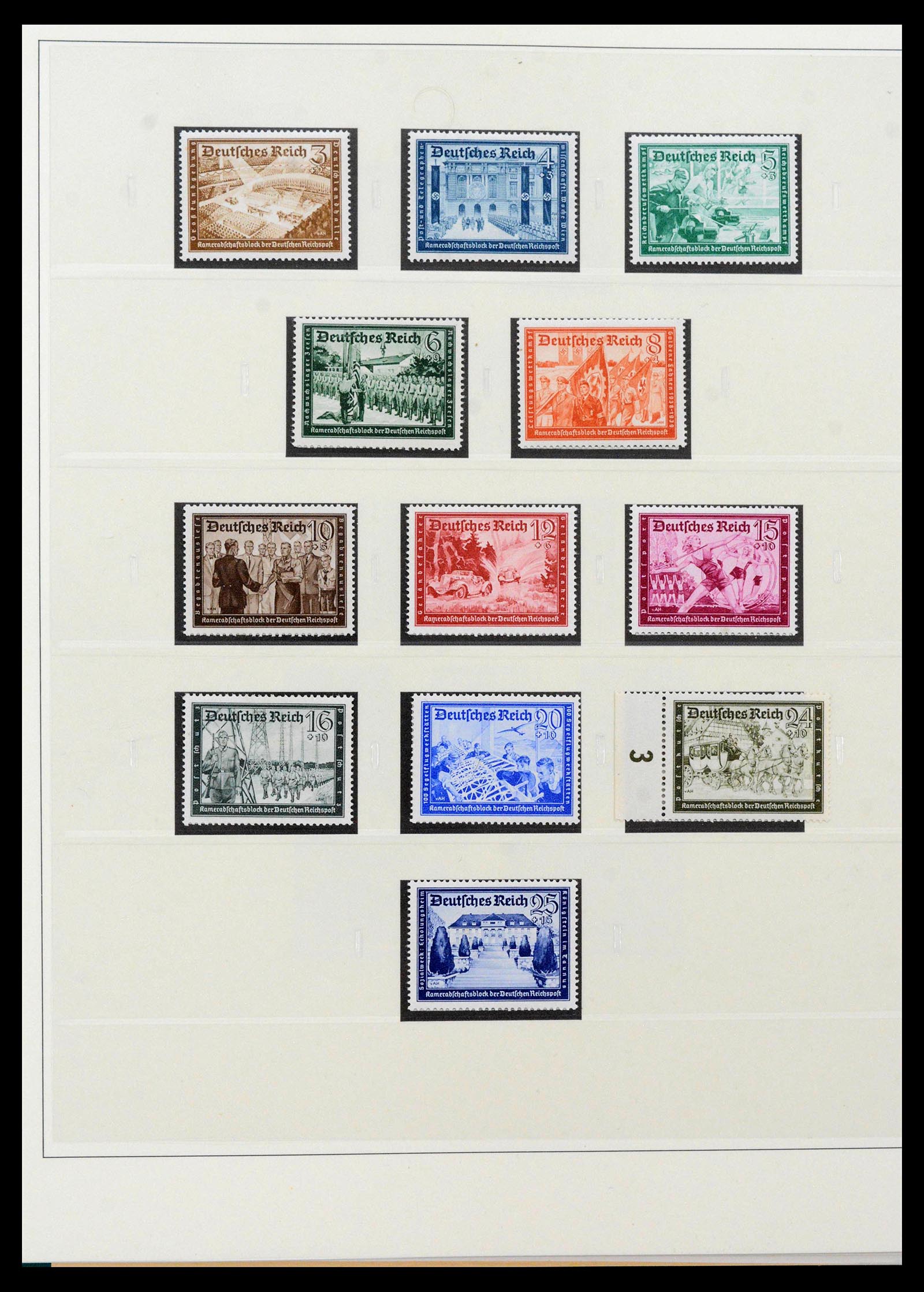 39744 0015 - Stamp collection 39744 German Reich 1889-1945.