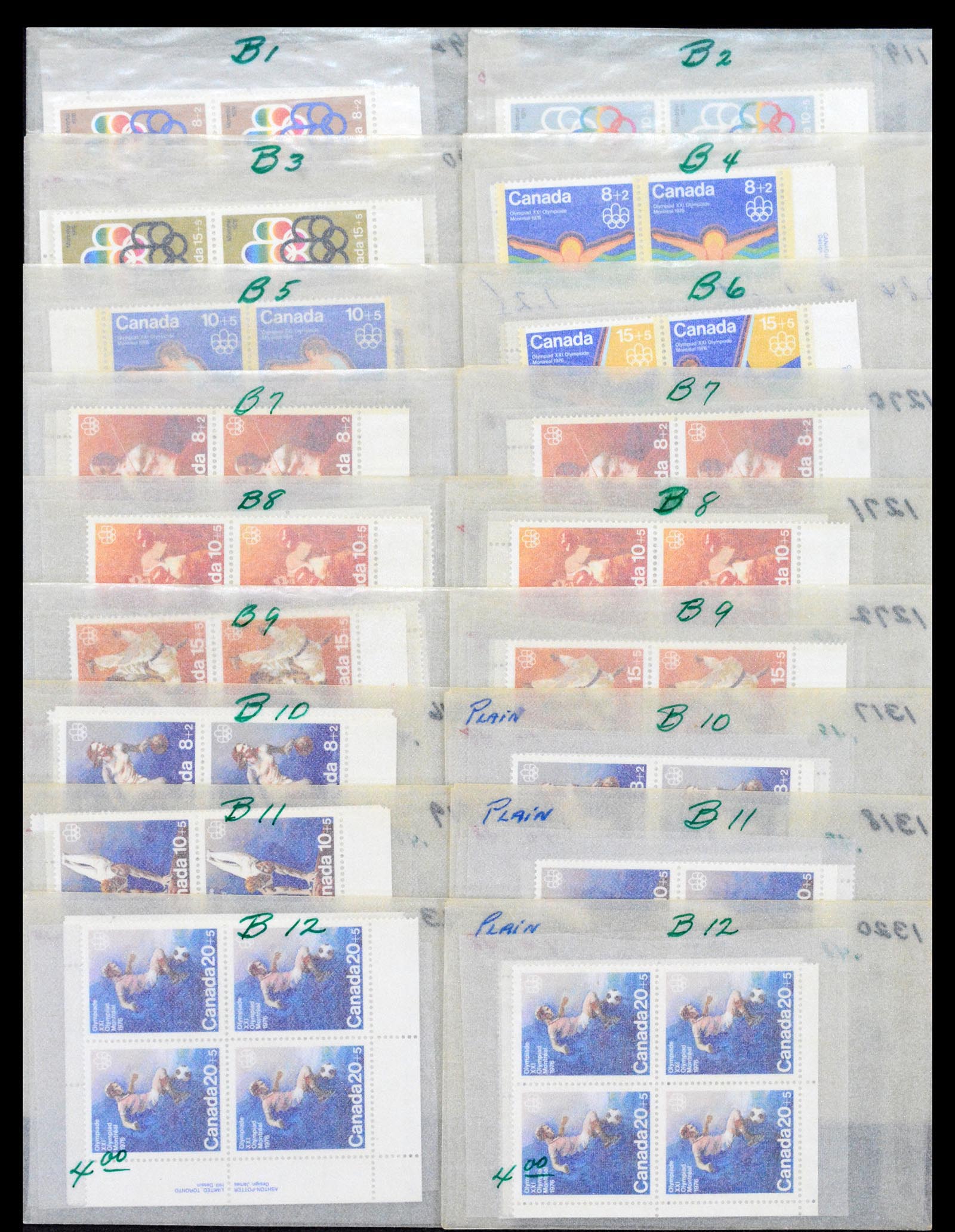 39745 0004 - Postzegelverzameling 39745 Canada postfris 1882-1990.
