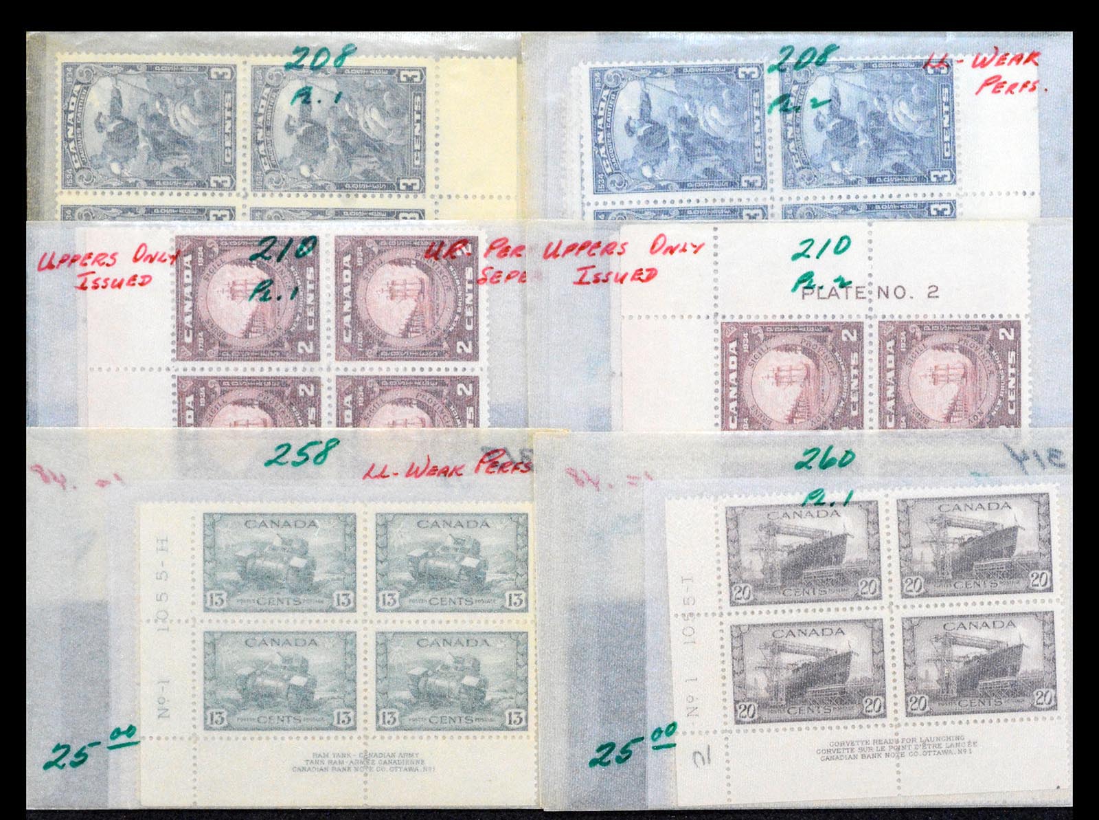 39745 0009 - Postzegelverzameling 39745 Canada postfris 1882-1990.