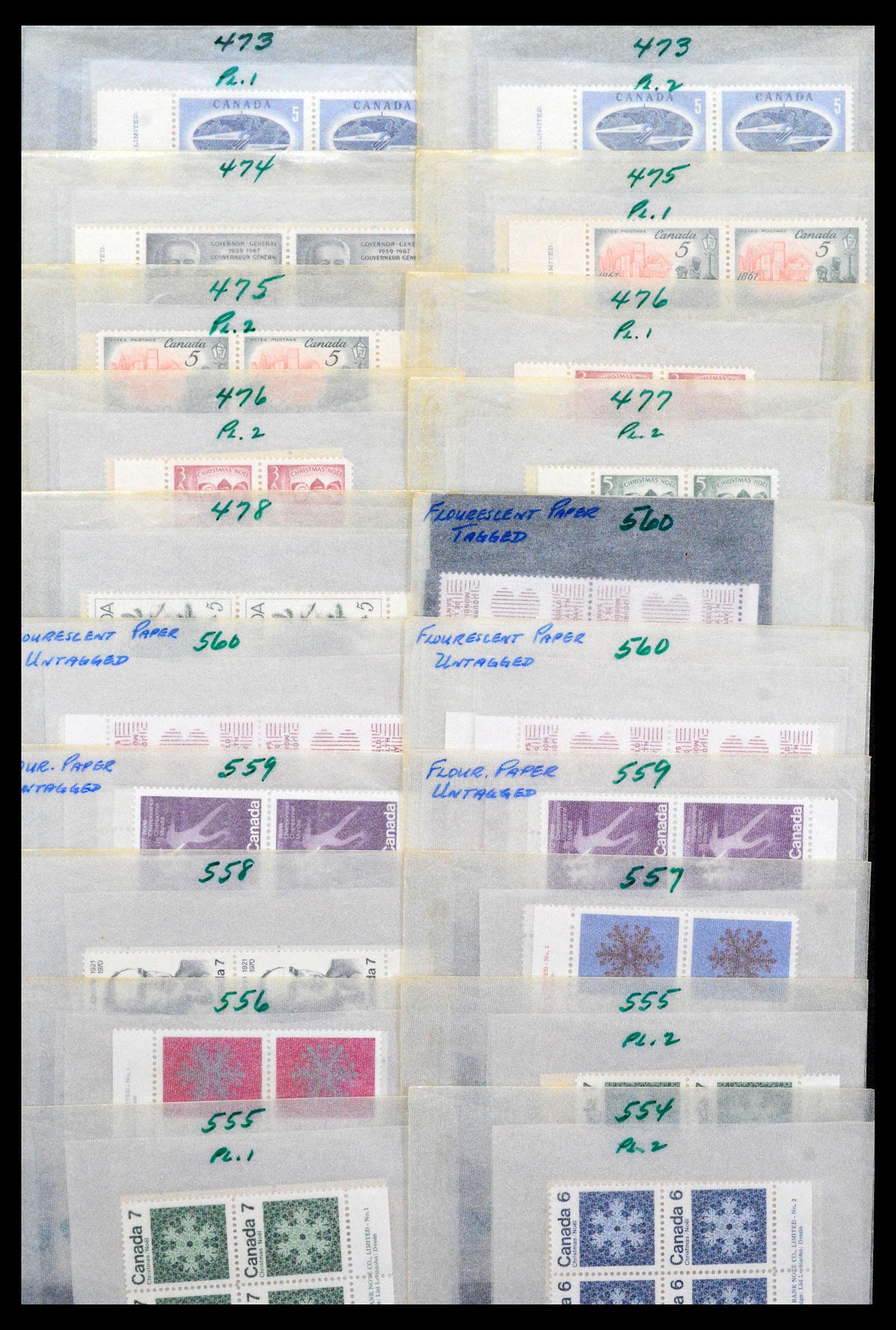 39745 0017 - Postzegelverzameling 39745 Canada postfris 1882-1990.