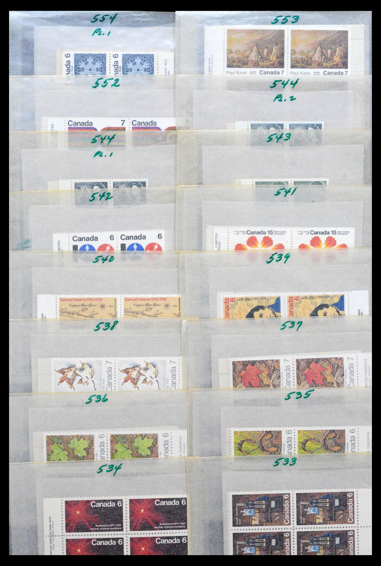 39745 0018 - Postzegelverzameling 39745 Canada postfris 1882-1990.