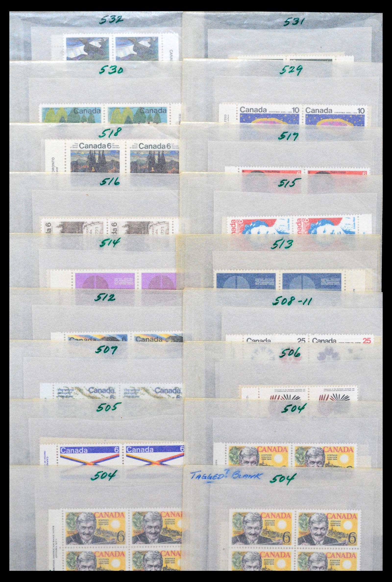 39745 0019 - Postzegelverzameling 39745 Canada postfris 1882-1990.