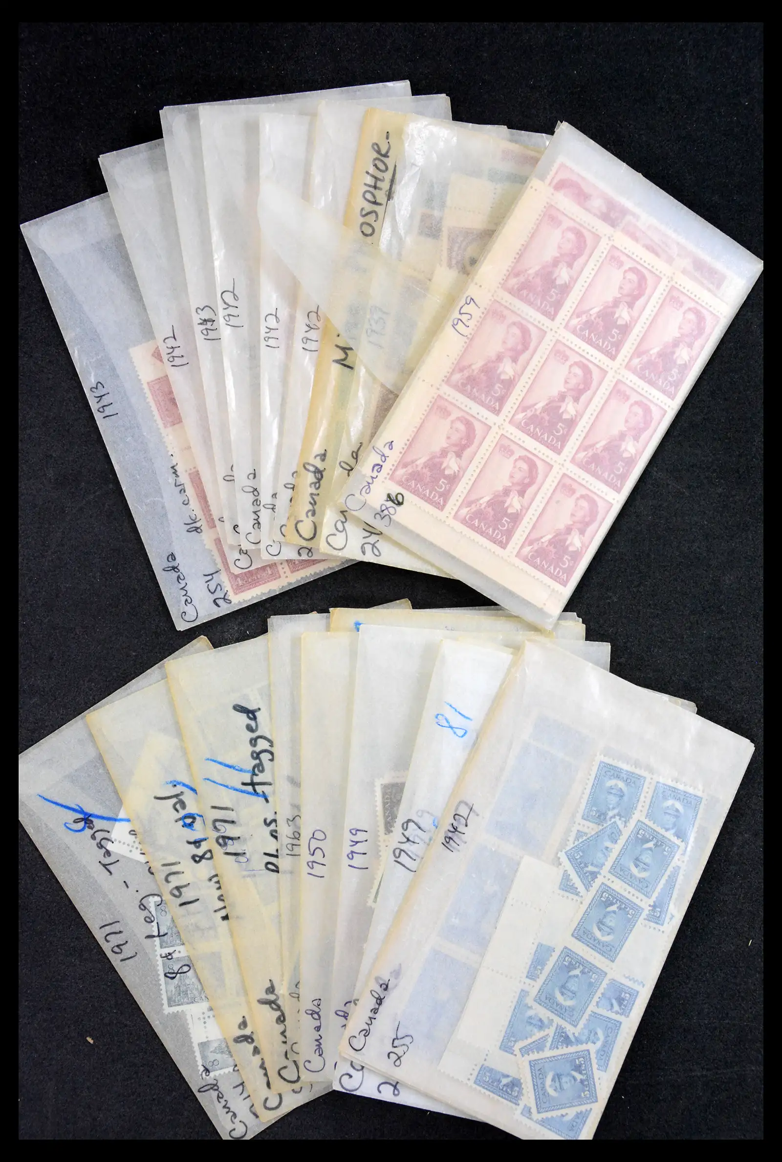 39745 0028 - Postzegelverzameling 39745 Canada postfris 1882-1990.