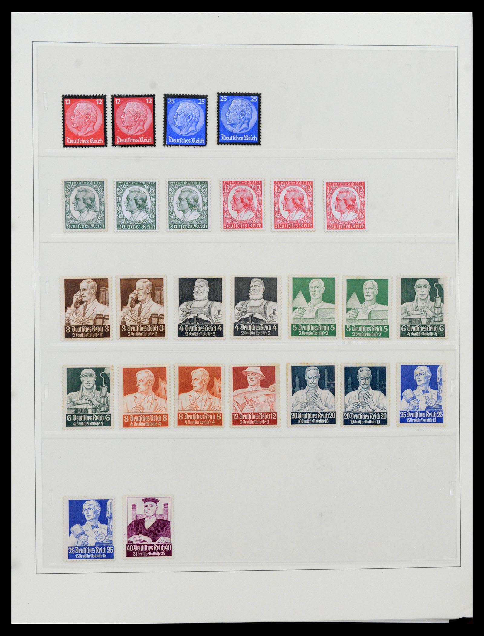 39746 0007 - Stamp collection 39746 German Reich 1889-1945.