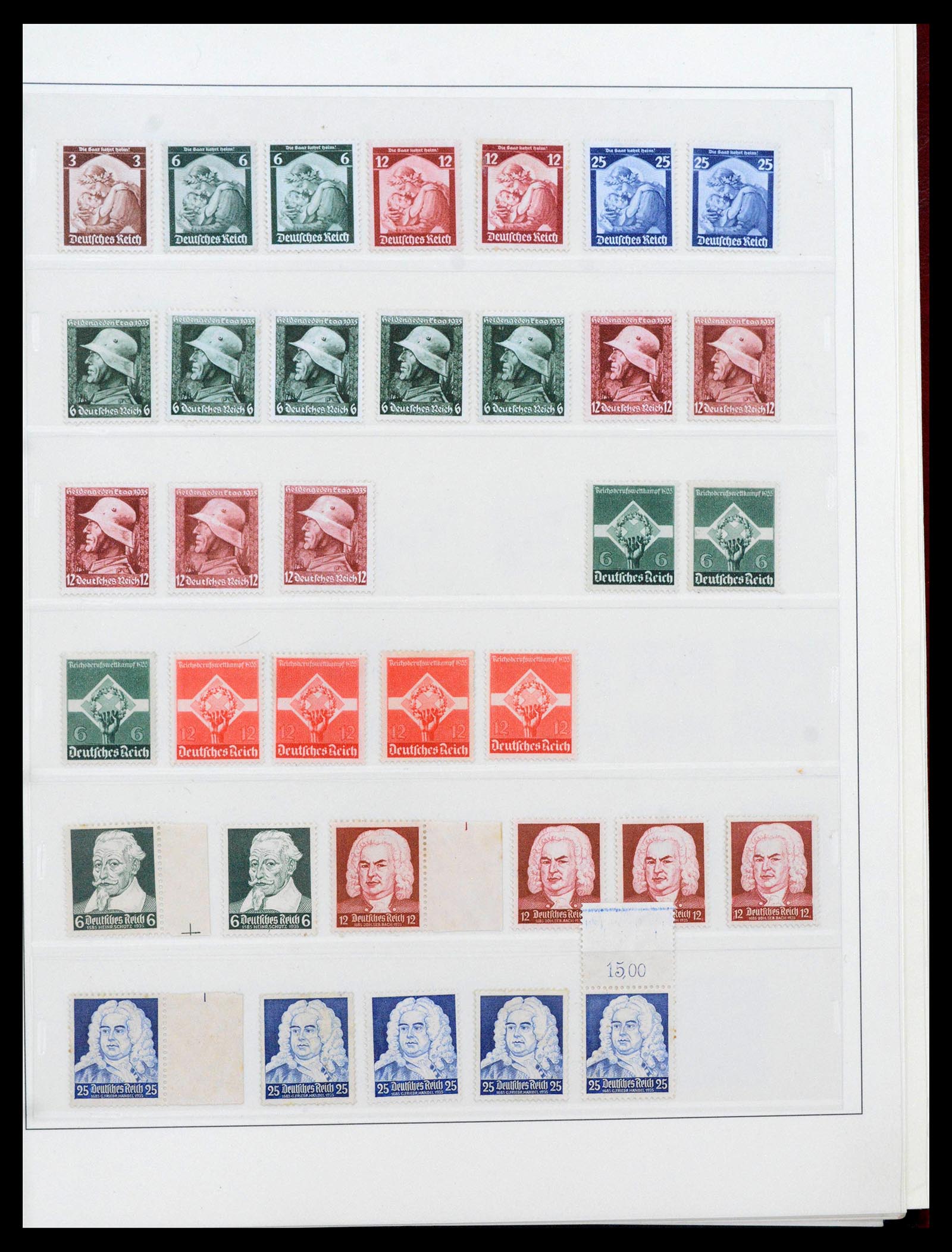 39746 0008 - Stamp collection 39746 German Reich 1889-1945.