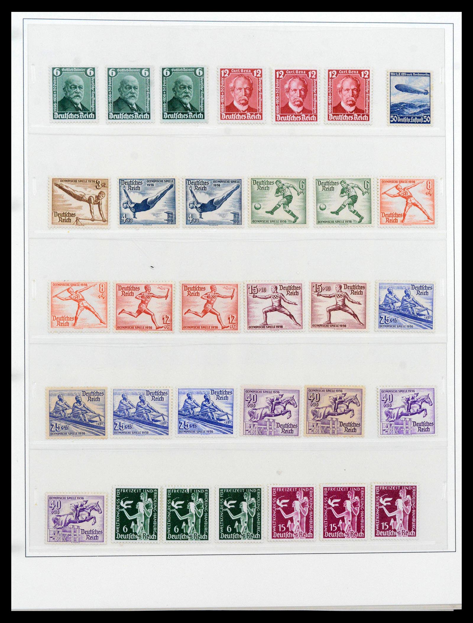 39746 0010 - Stamp collection 39746 German Reich 1889-1945.