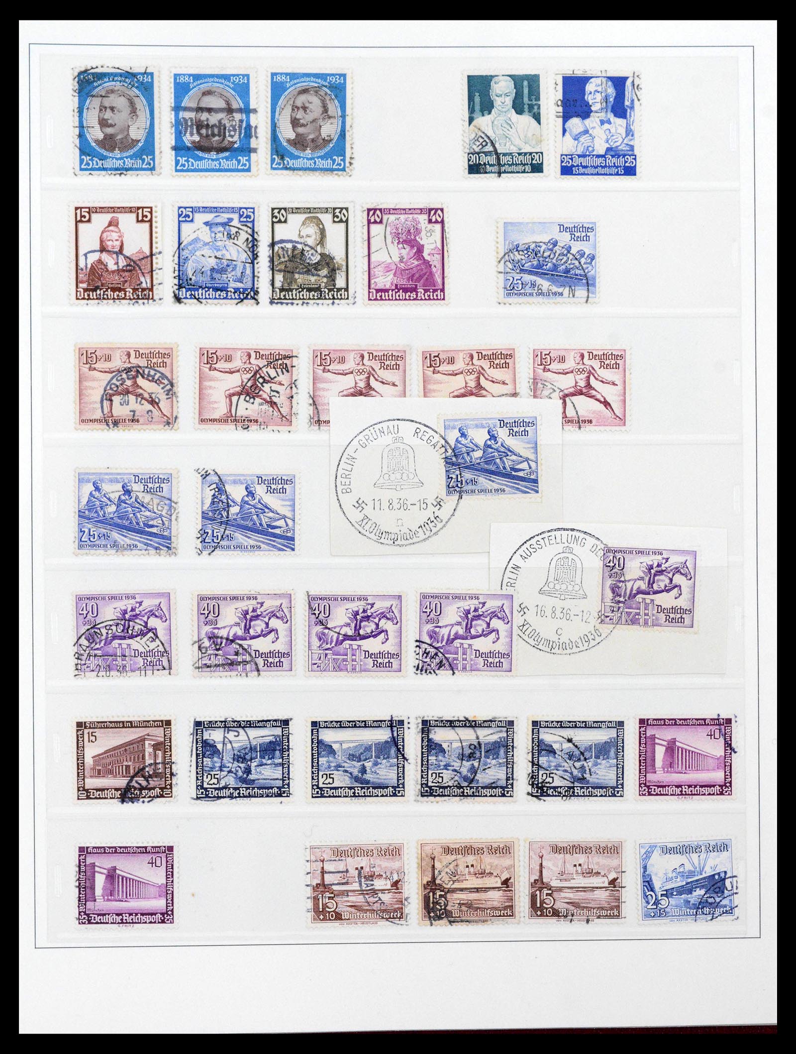 39747 0010 - Stamp collection 39747 German Reich 1872-1940.