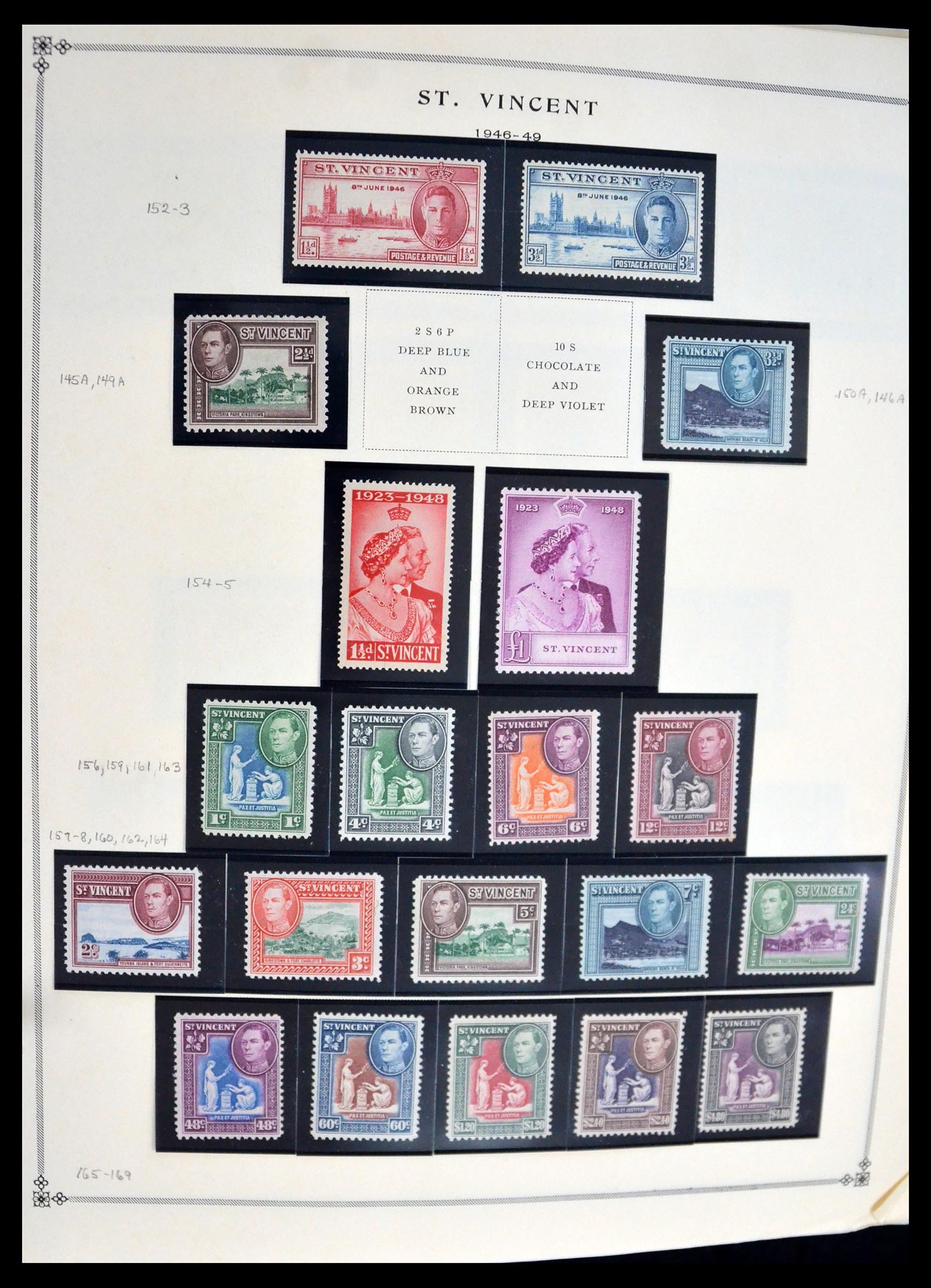 39752 0007 - Postzegelverzameling 39752 St. Vincent 1861-2003.
