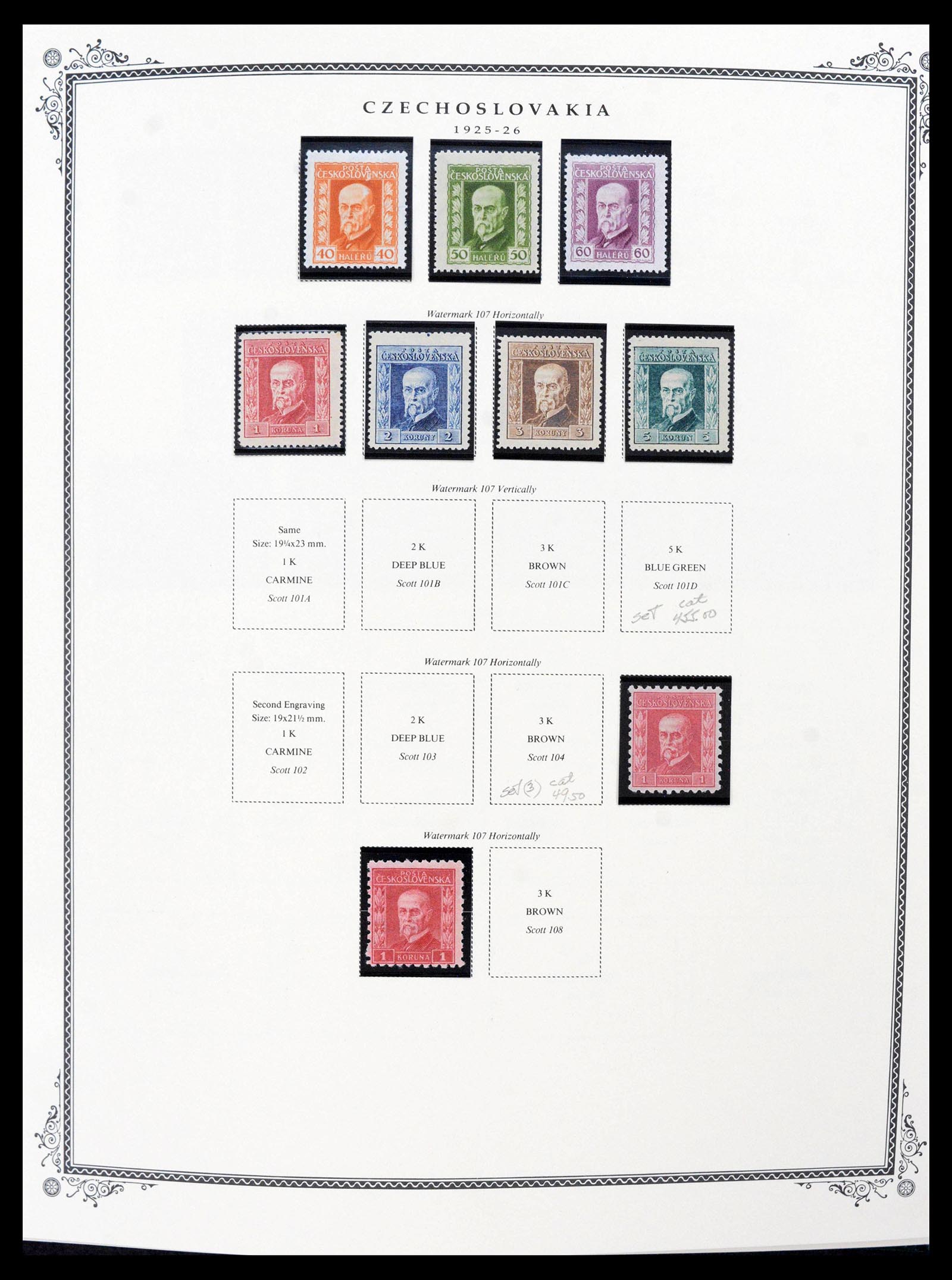 39759 0005 - Stamp collection 39759 Czechoslovakia 1918-1992.