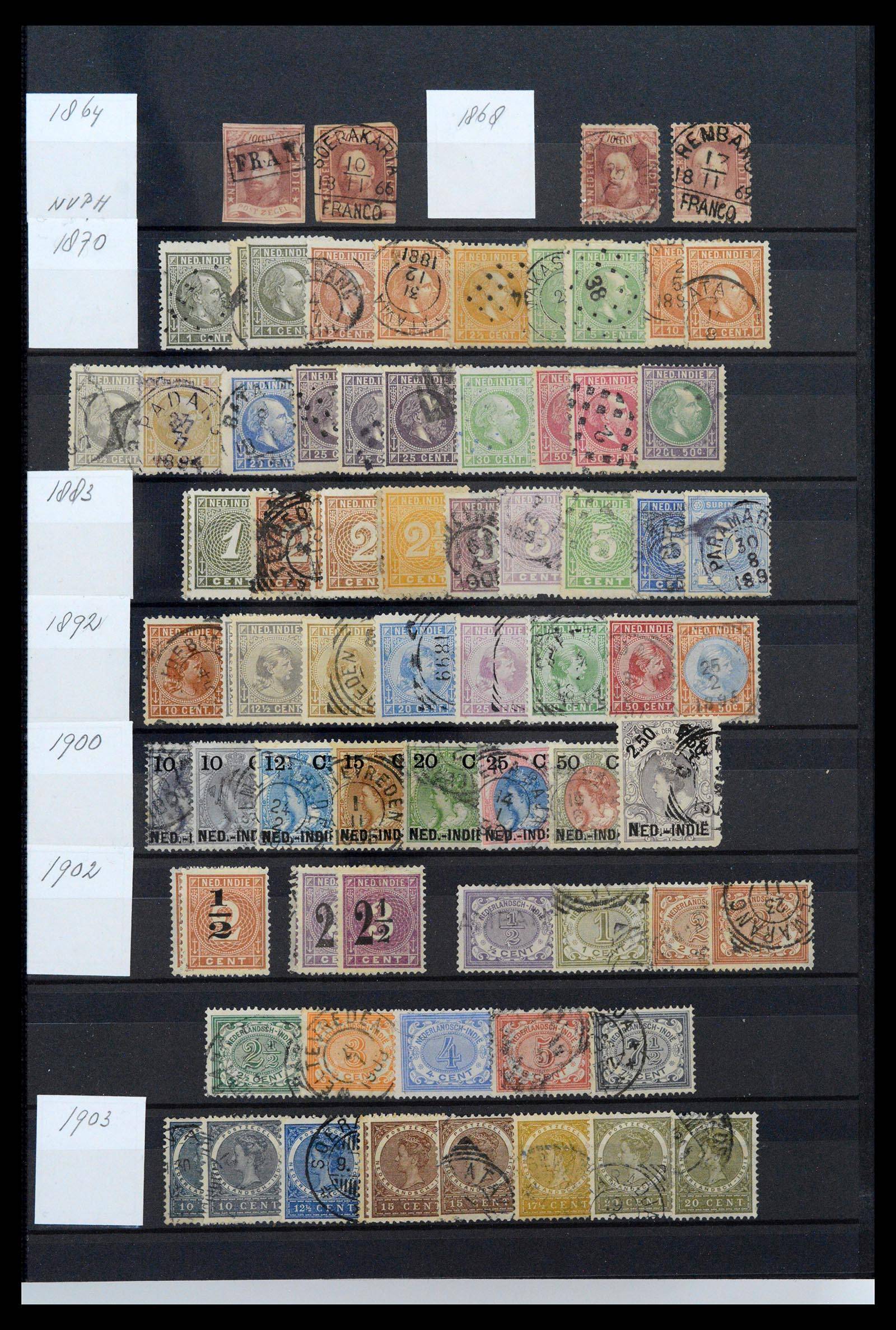 39760 0001 - Postzegelverzameling 39760 Overzee 1864-1974.