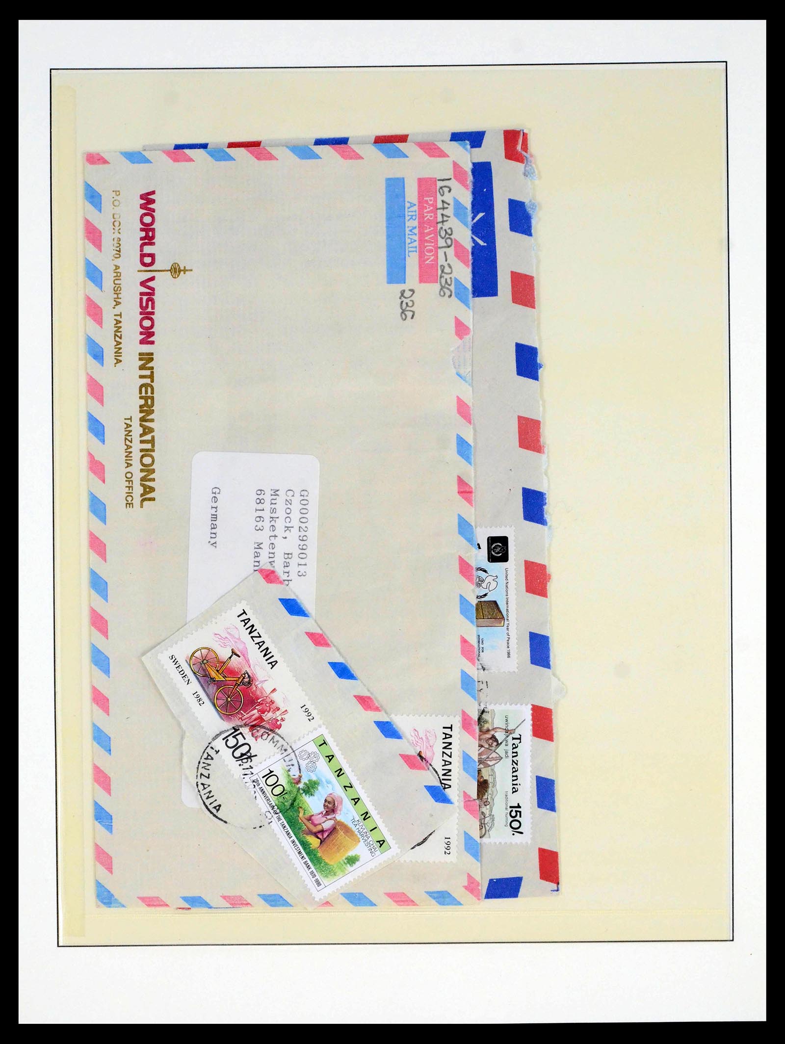 39770 0012 - Postzegelverzameling 39770 Duits Oost Afrika stempelverzameling 1888-
