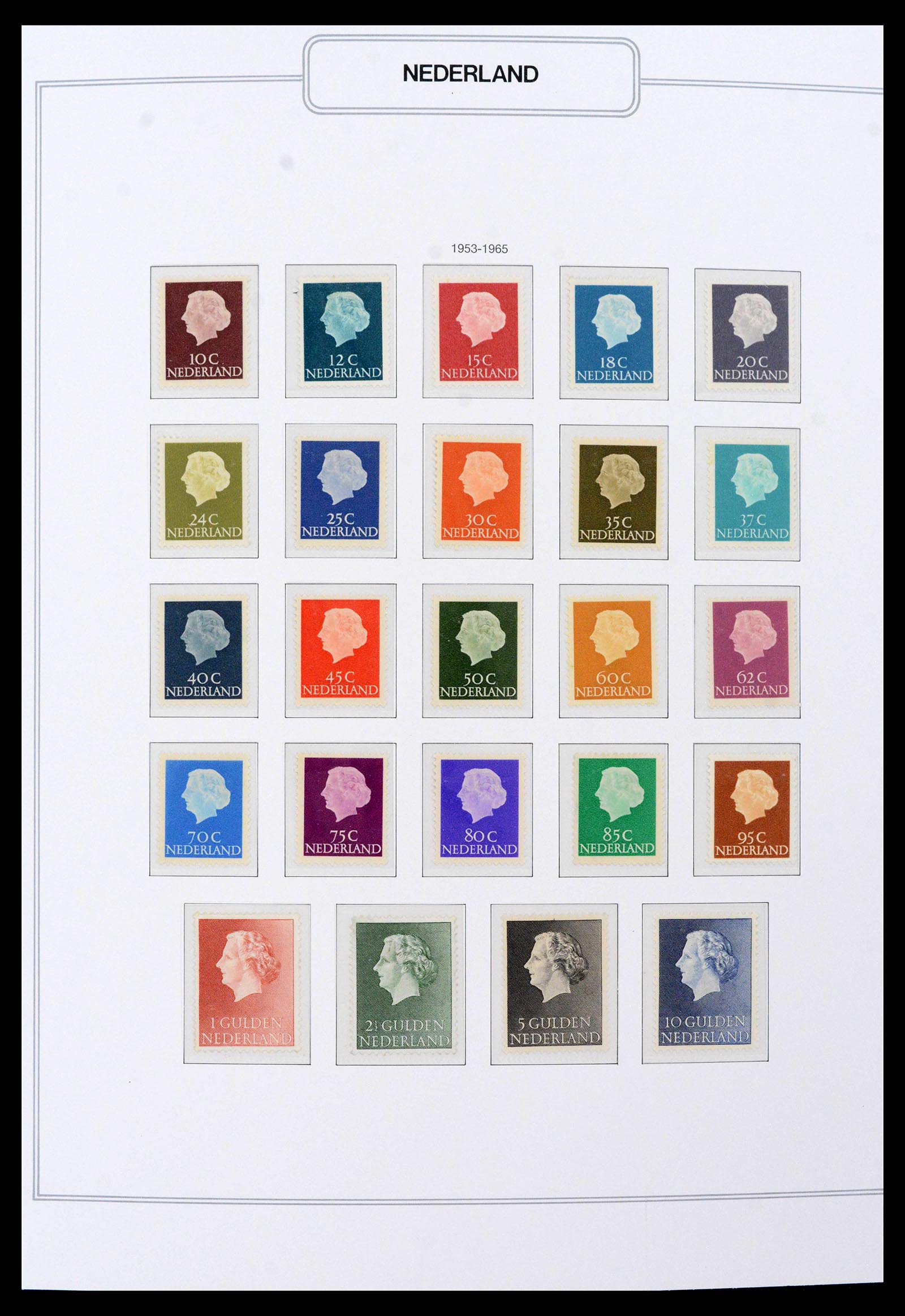 39771 0016 - Postzegelverzameling 39771 Nederland 1940-1987.