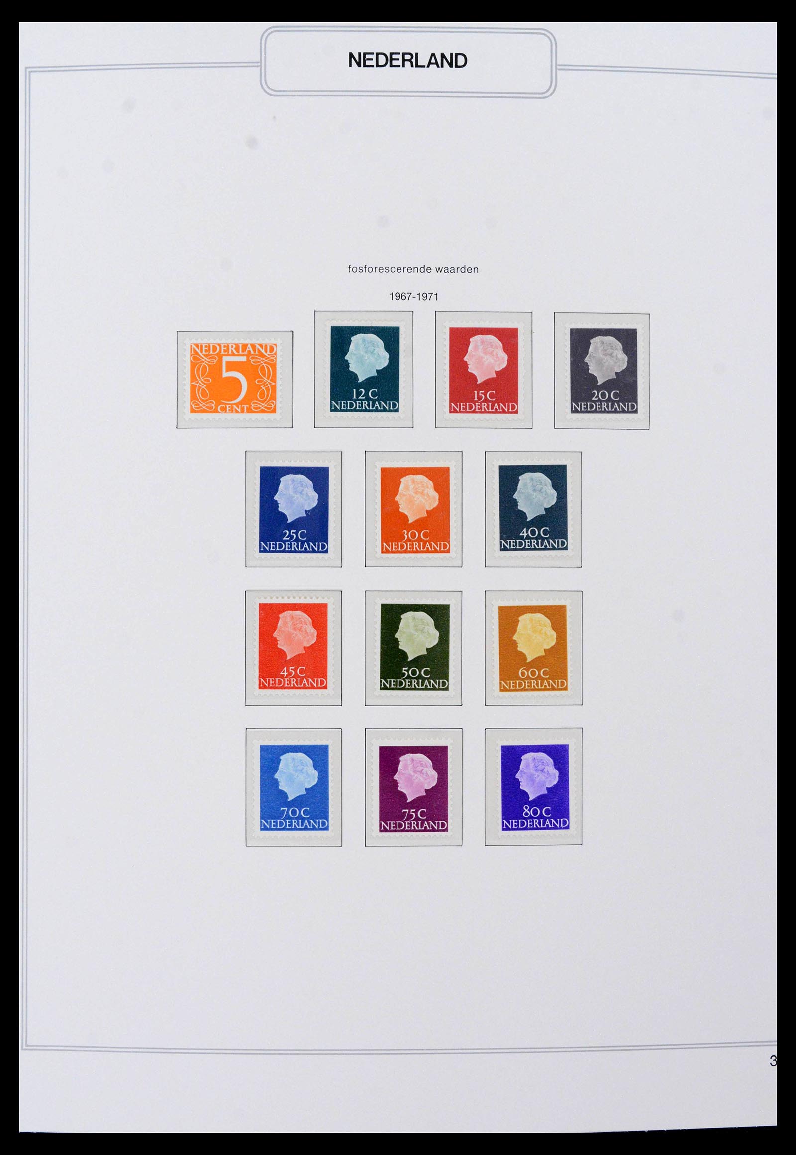 39771 0017 - Postzegelverzameling 39771 Nederland 1940-1987.
