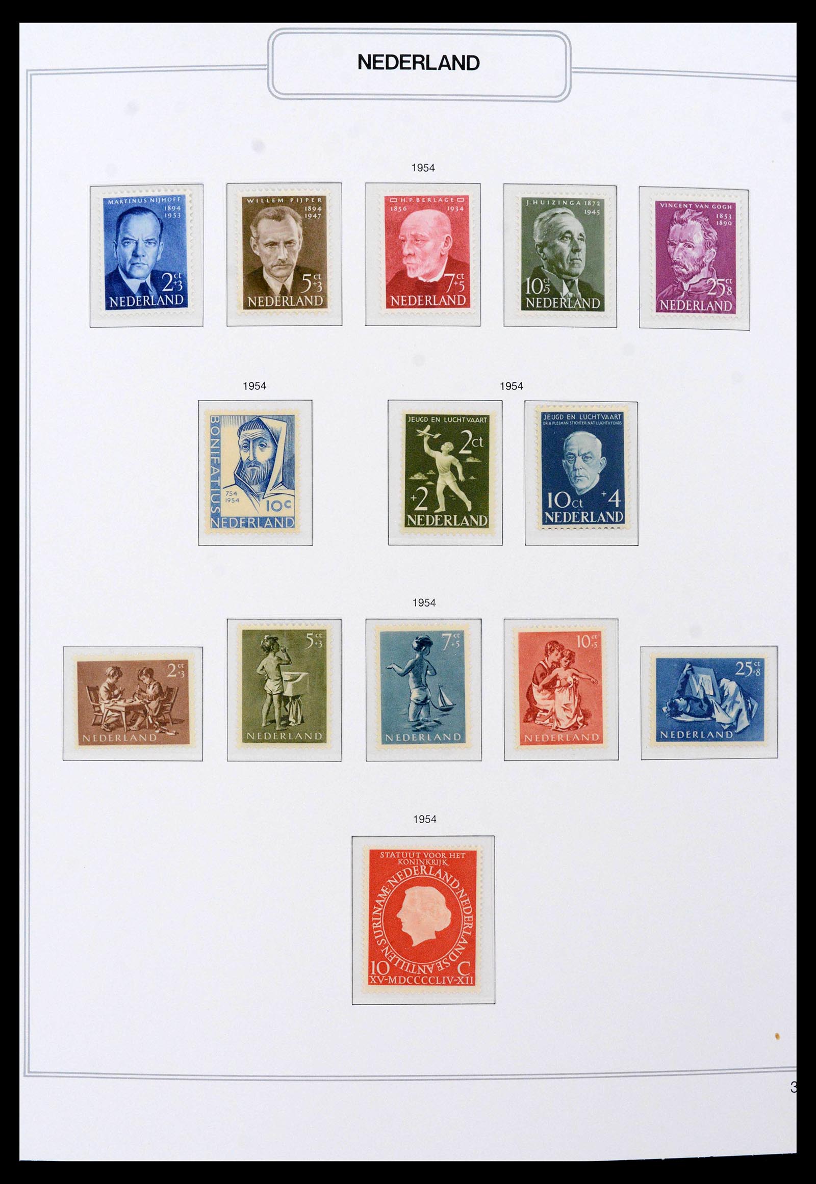 39771 0018 - Postzegelverzameling 39771 Nederland 1940-1987.