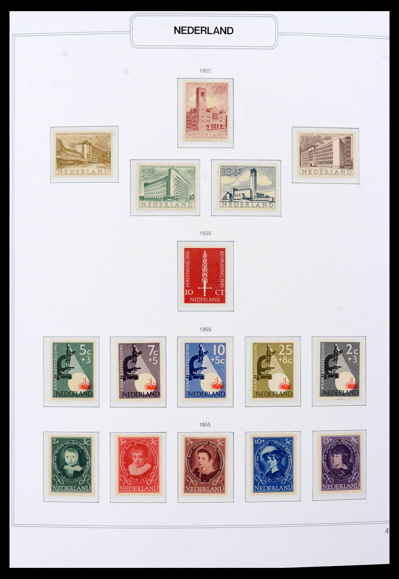 39771 0019 - Postzegelverzameling 39771 Nederland 1940-1987.
