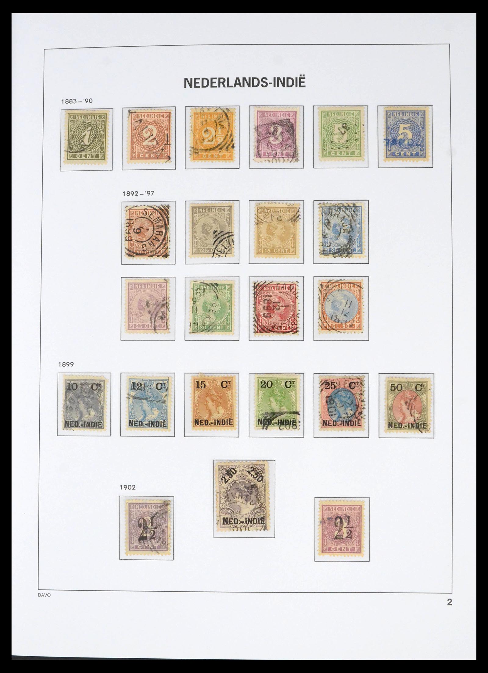 39774 0002 - Postzegelverzameling 39774 Overzee 1864-1975.