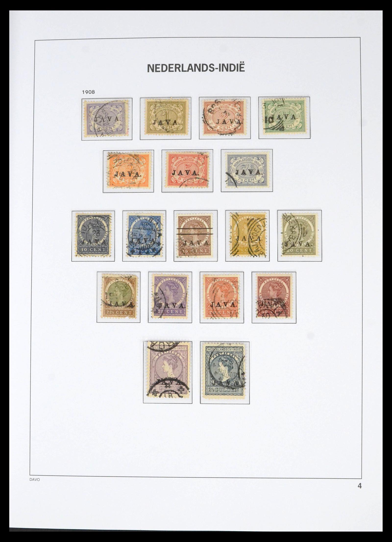 39774 0004 - Postzegelverzameling 39774 Overzee 1864-1975.