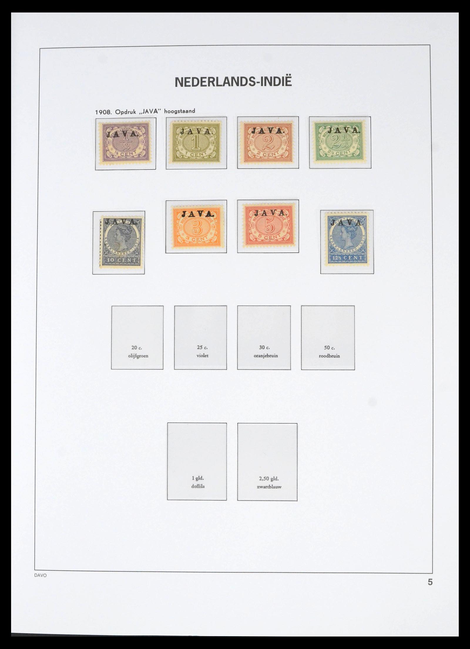 39774 0005 - Postzegelverzameling 39774 Overzee 1864-1975.