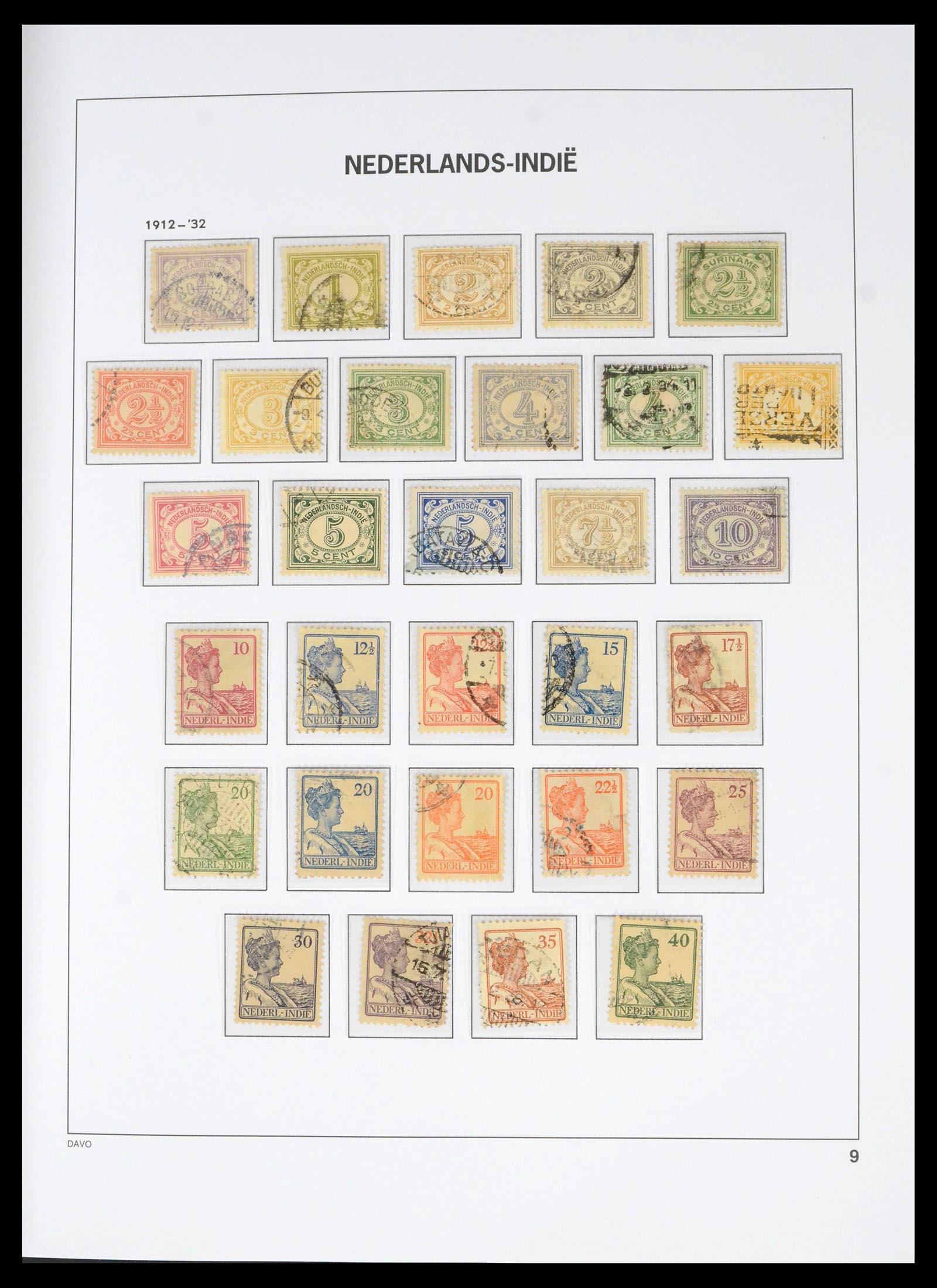 39774 0009 - Postzegelverzameling 39774 Overzee 1864-1975.