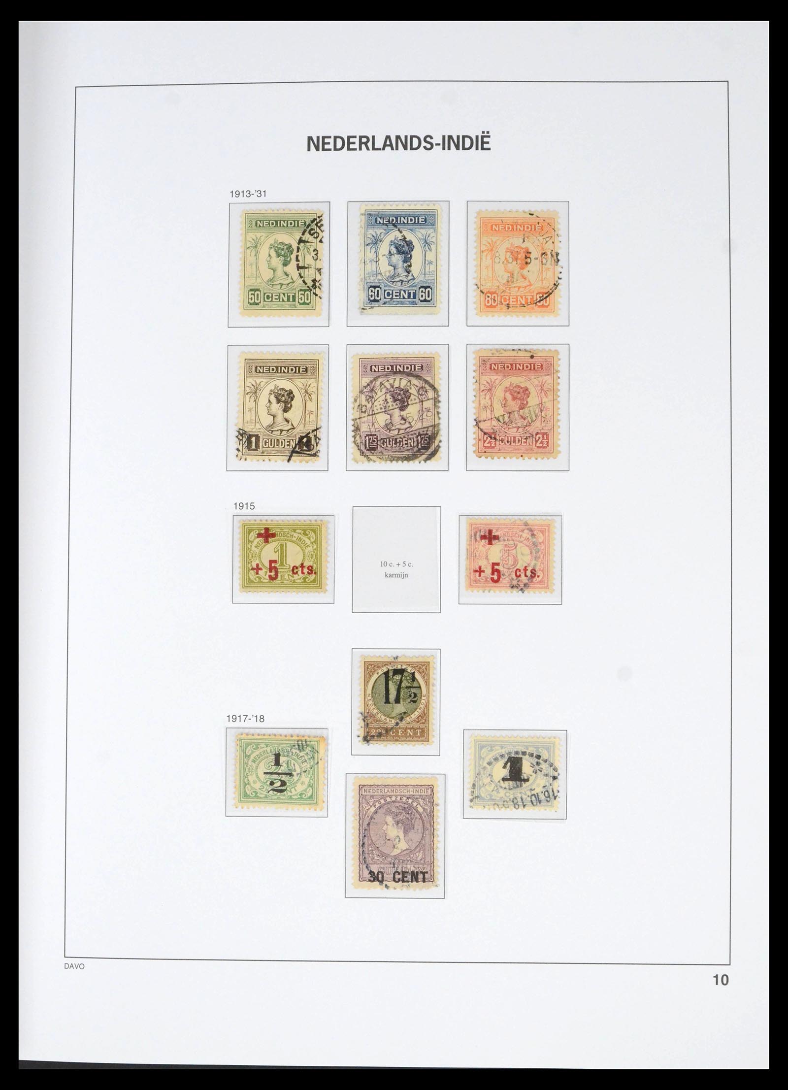 39774 0010 - Postzegelverzameling 39774 Overzee 1864-1975.
