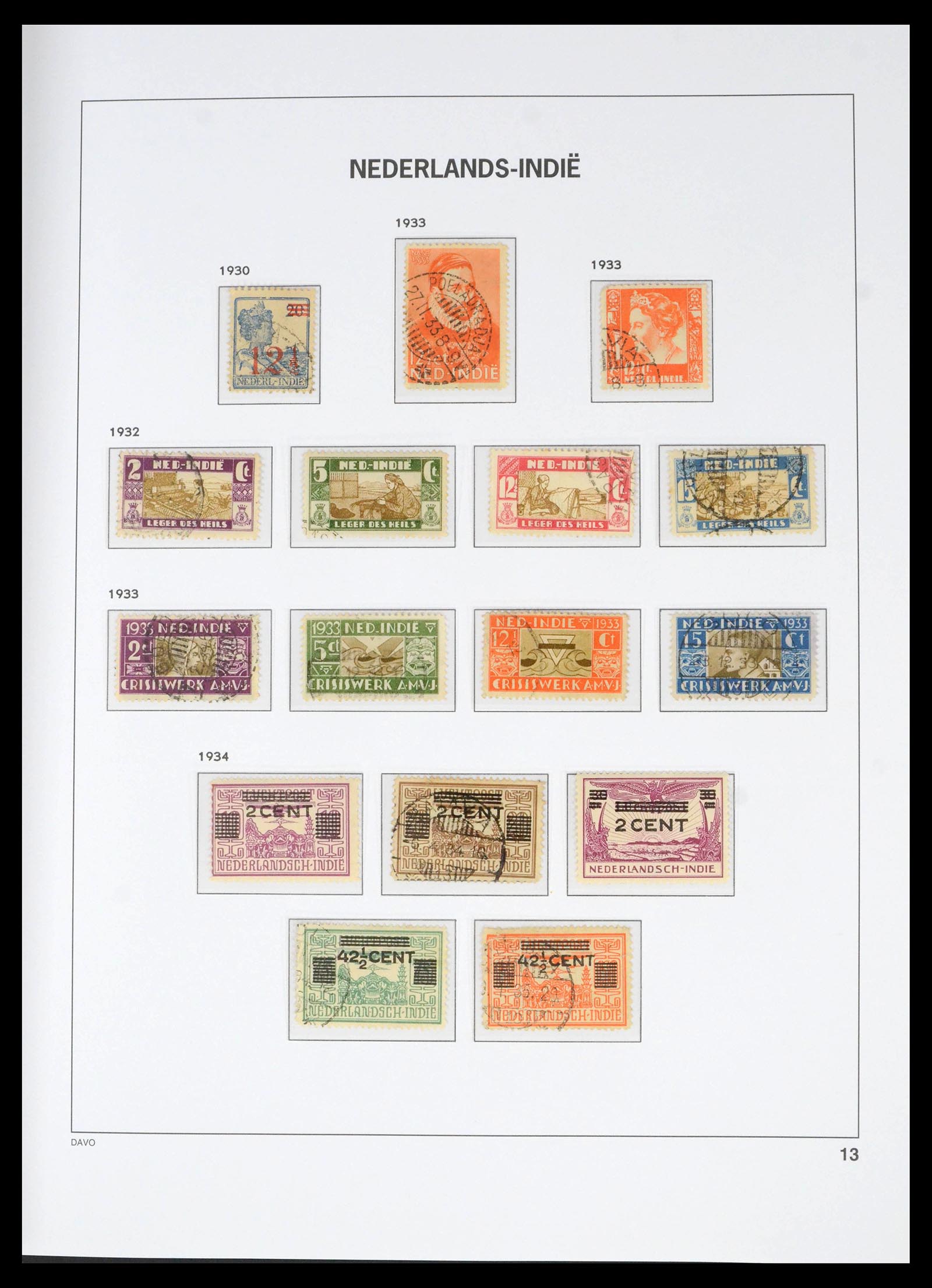 39774 0013 - Postzegelverzameling 39774 Overzee 1864-1975.