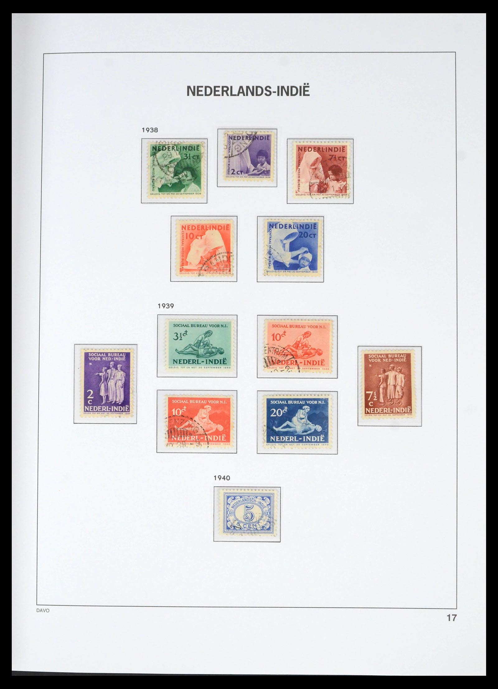 39774 0017 - Postzegelverzameling 39774 Overzee 1864-1975.