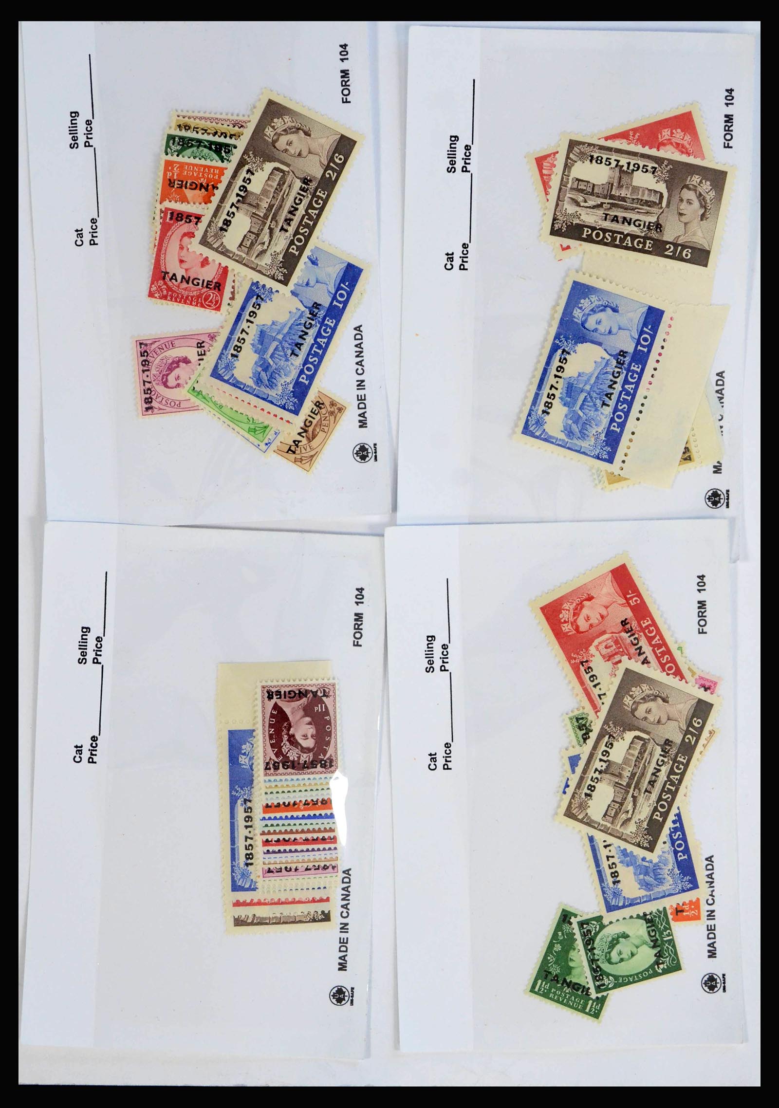 39776 0001 - Postzegelverzameling 39776 Britse P.O. in Marokko 1957.