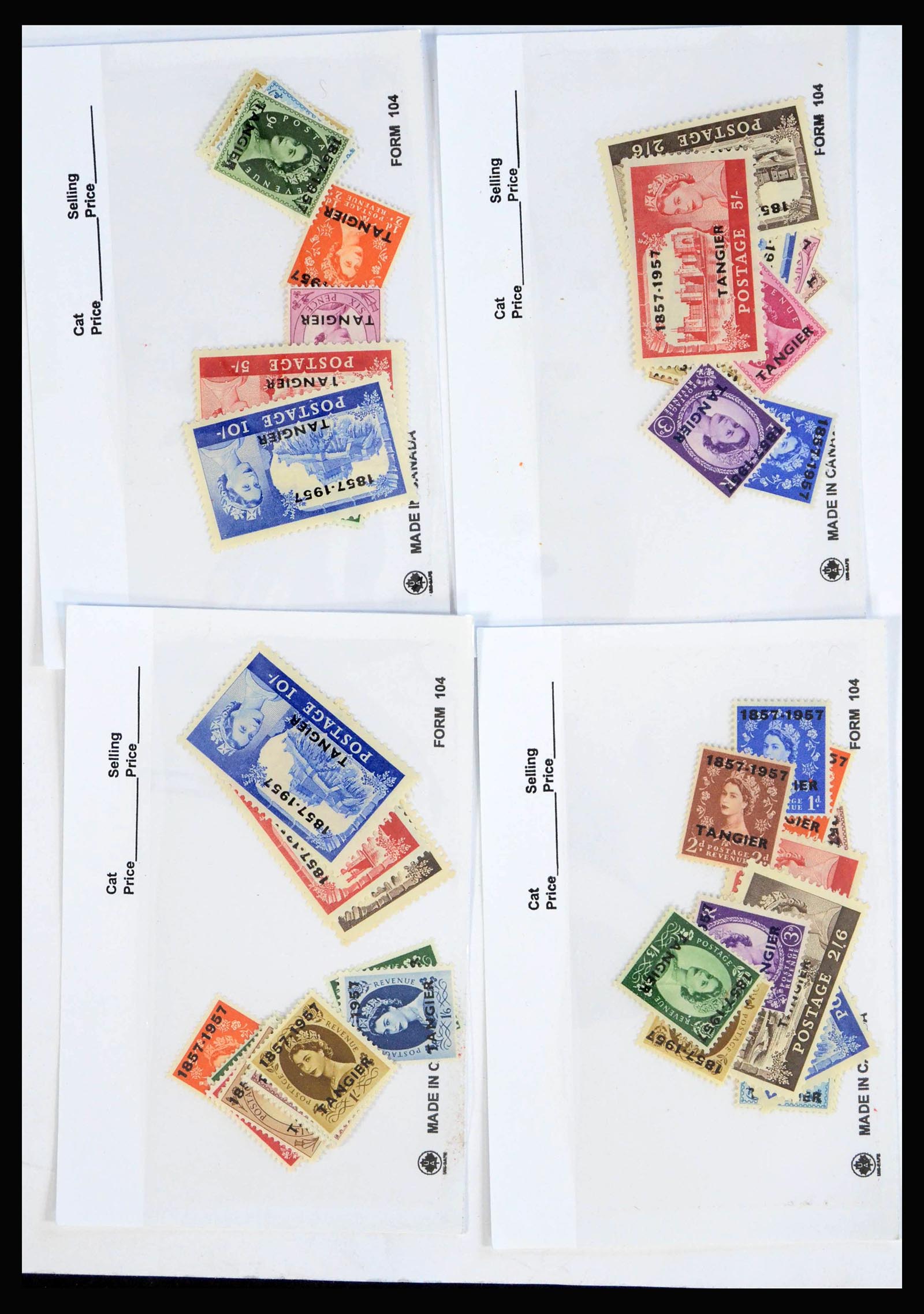 39776 0002 - Postzegelverzameling 39776 Britse P.O. in Marokko 1957.