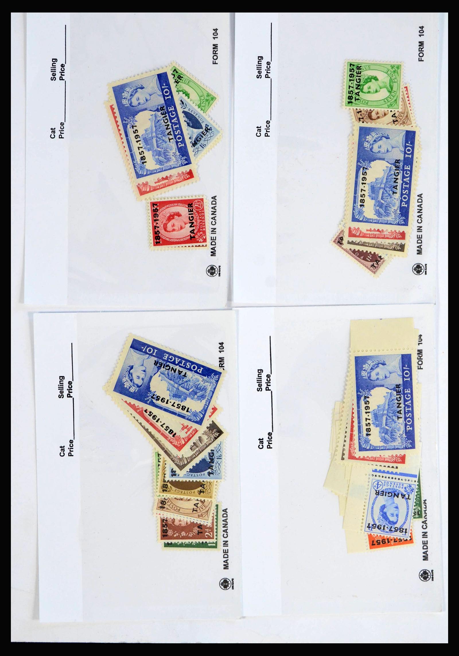 39776 0003 - Postzegelverzameling 39776 Britse P.O. in Marokko 1957.