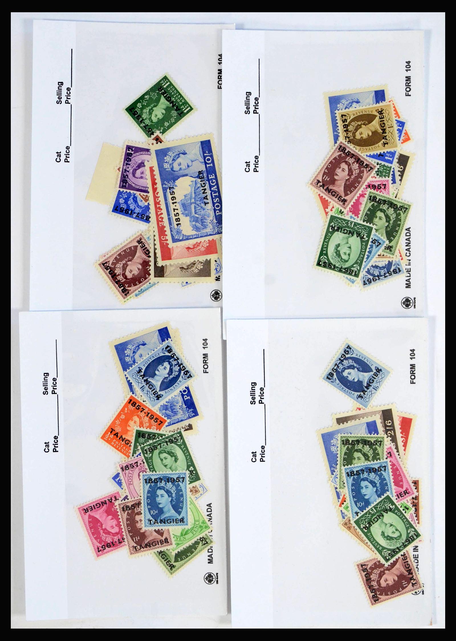 39776 0005 - Postzegelverzameling 39776 Britse P.O. in Marokko 1957.