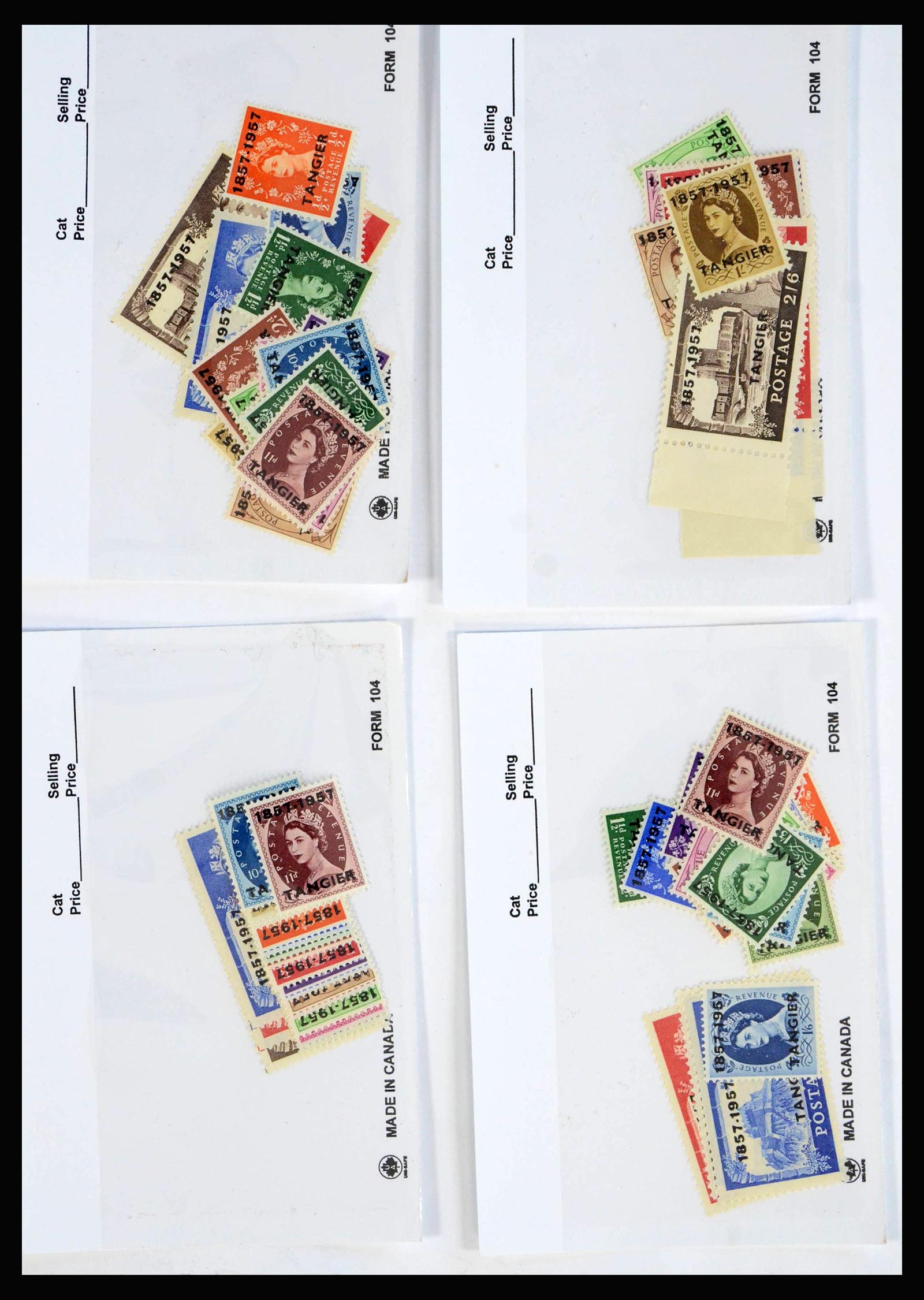 39776 0006 - Postzegelverzameling 39776 Britse P.O. in Marokko 1957.