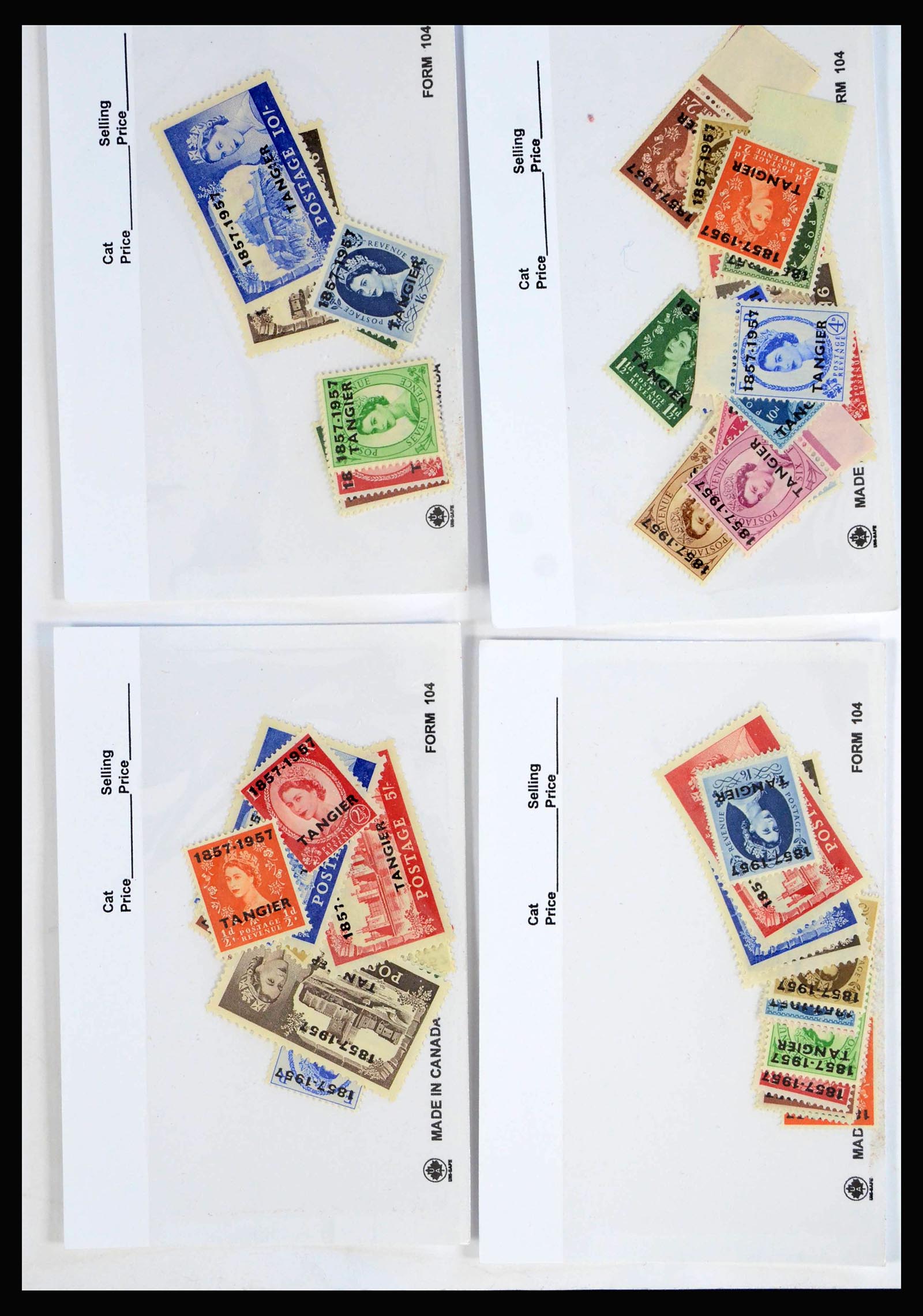 39776 0007 - Postzegelverzameling 39776 Britse P.O. in Marokko 1957.
