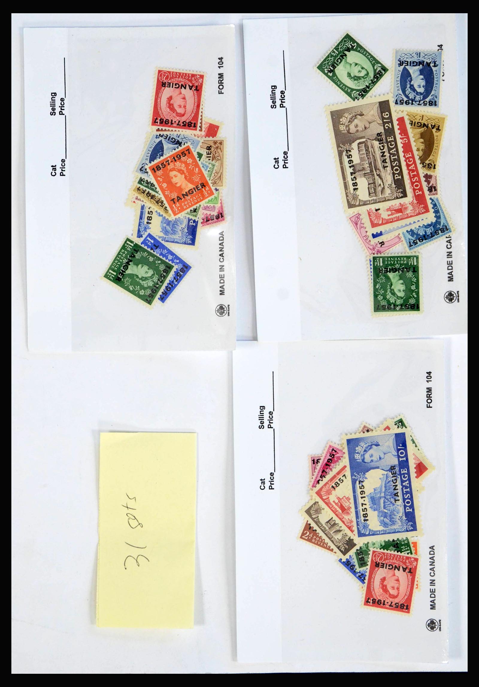 39776 0008 - Postzegelverzameling 39776 Britse P.O. in Marokko 1957.