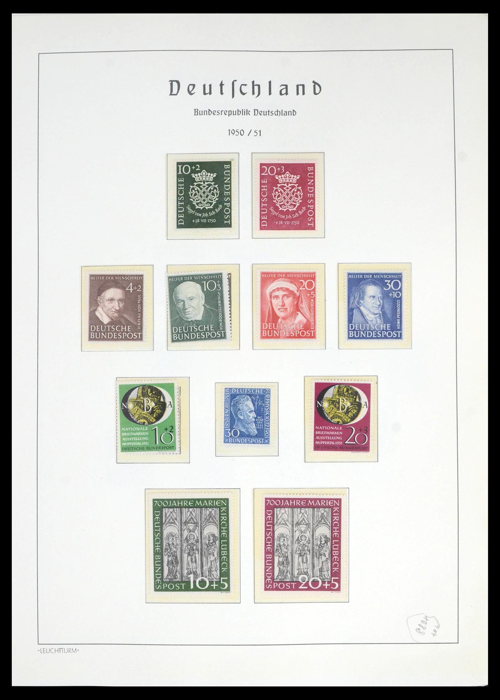 39783 0002 - Postzegelverzameling 39783 Bund 1949-1980.