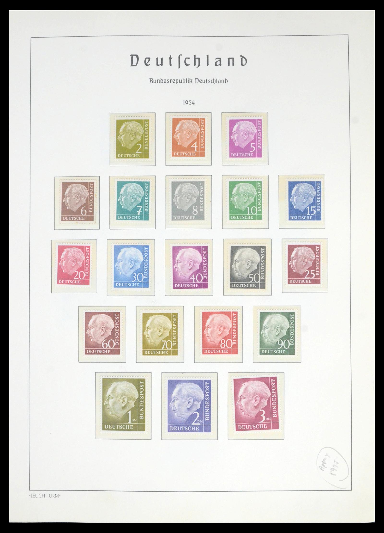 39783 0006 - Postzegelverzameling 39783 Bund 1949-1980.