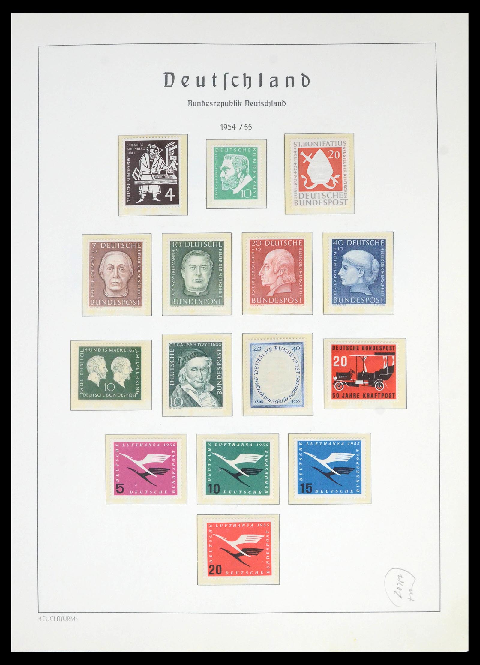 39783 0007 - Postzegelverzameling 39783 Bund 1949-1980.