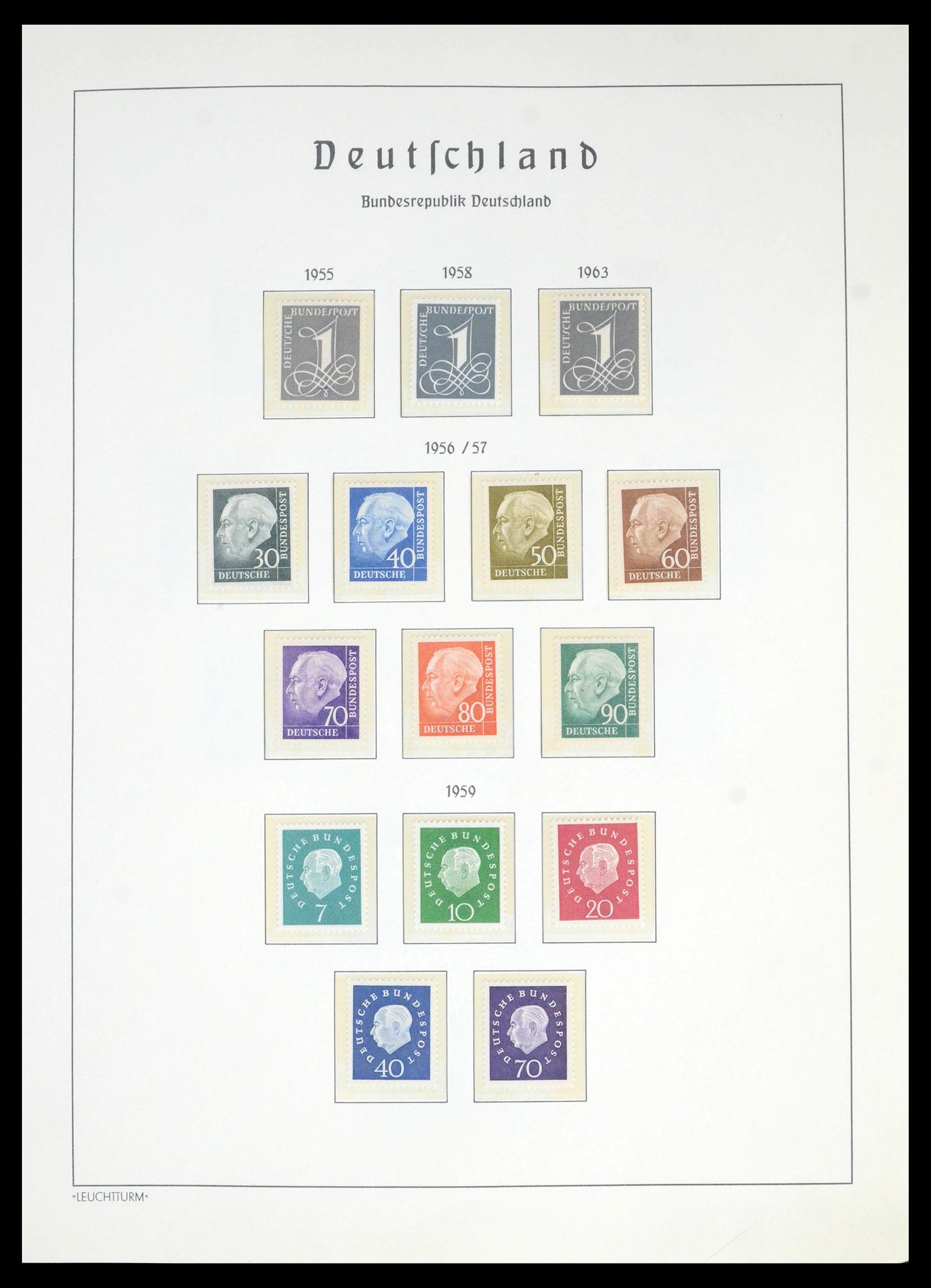 39783 0012 - Postzegelverzameling 39783 Bund 1949-1980.