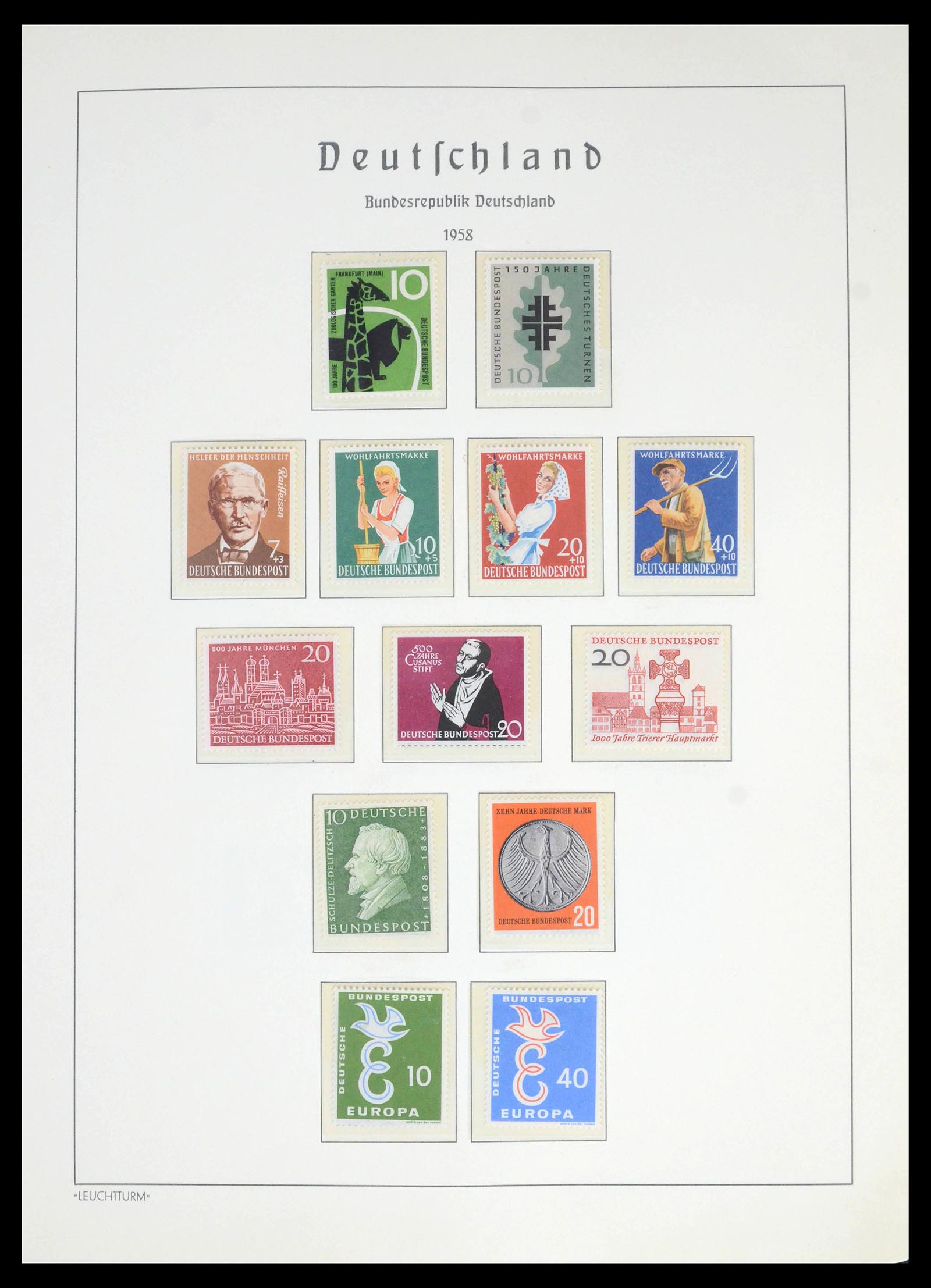 39783 0014 - Postzegelverzameling 39783 Bund 1949-1980.
