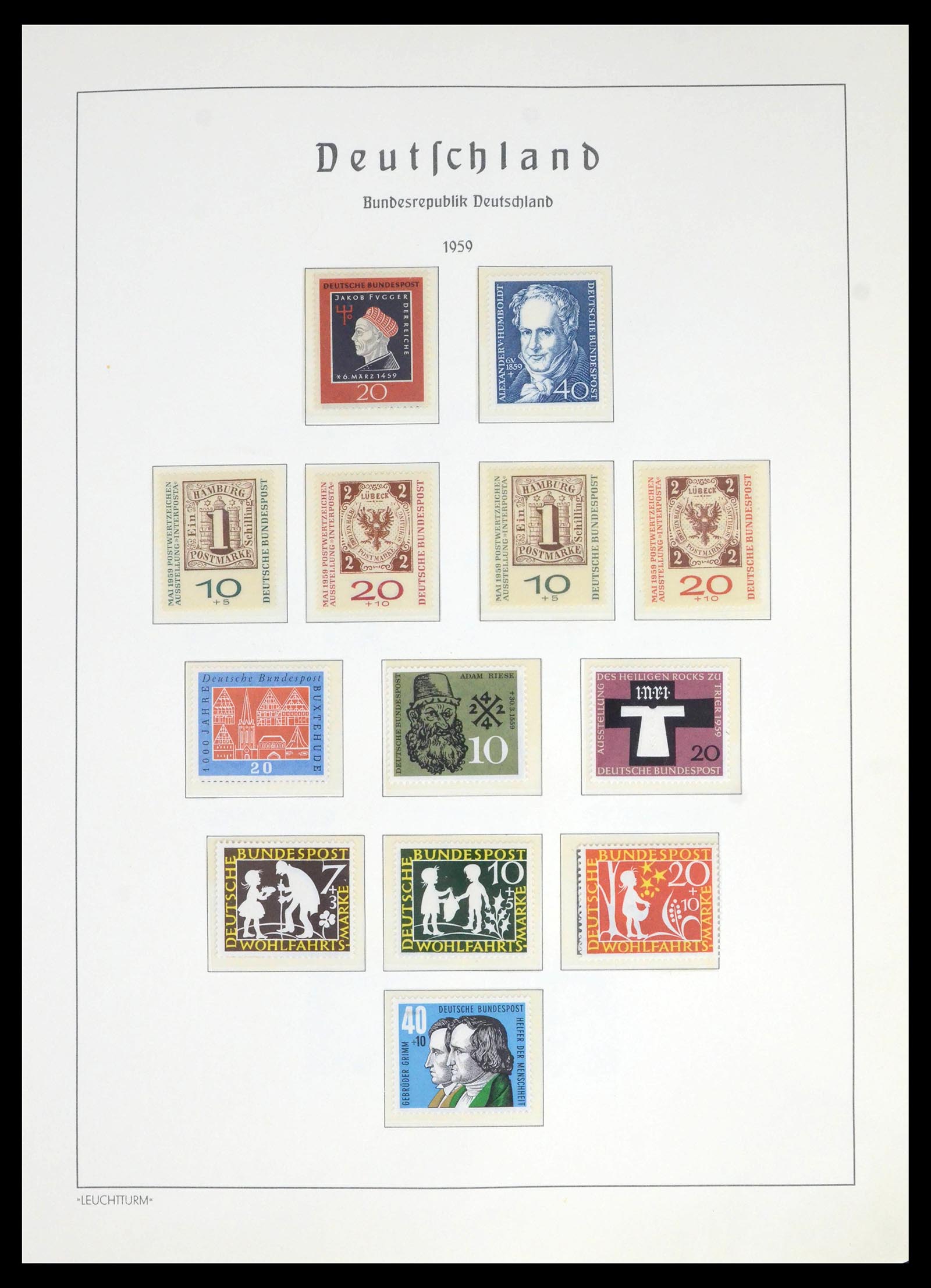 39783 0015 - Postzegelverzameling 39783 Bund 1949-1980.