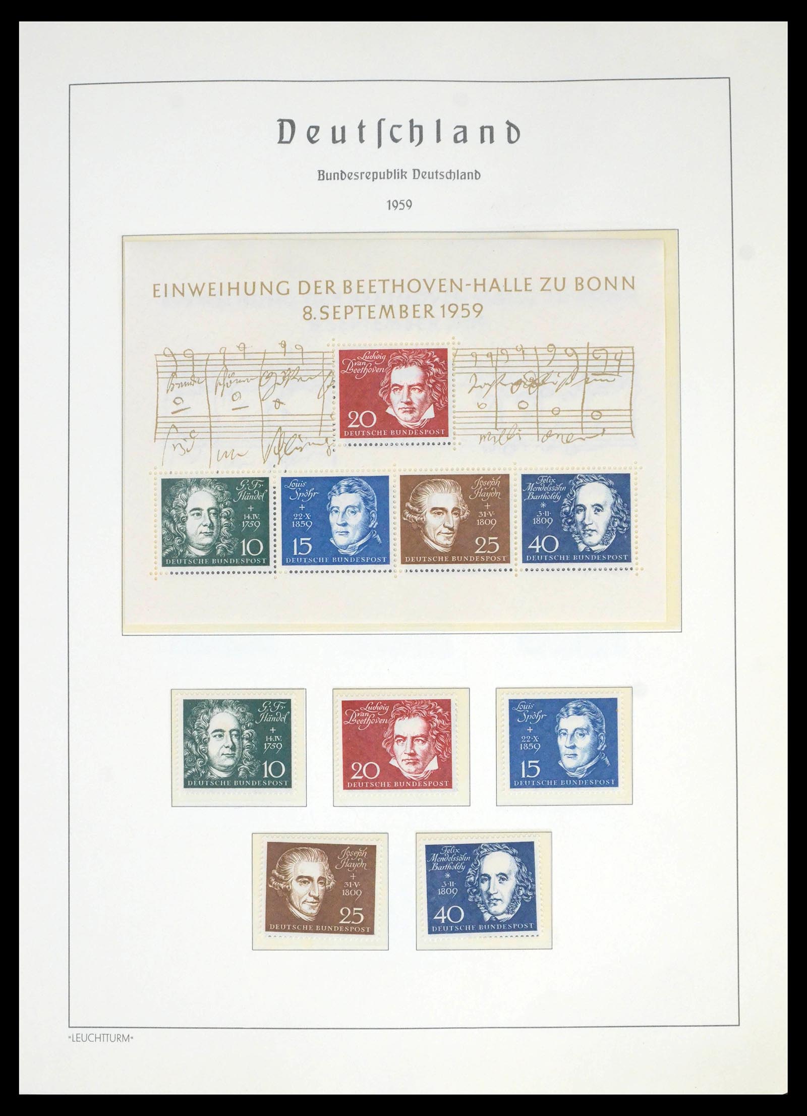 39783 0016 - Postzegelverzameling 39783 Bund 1949-1980.