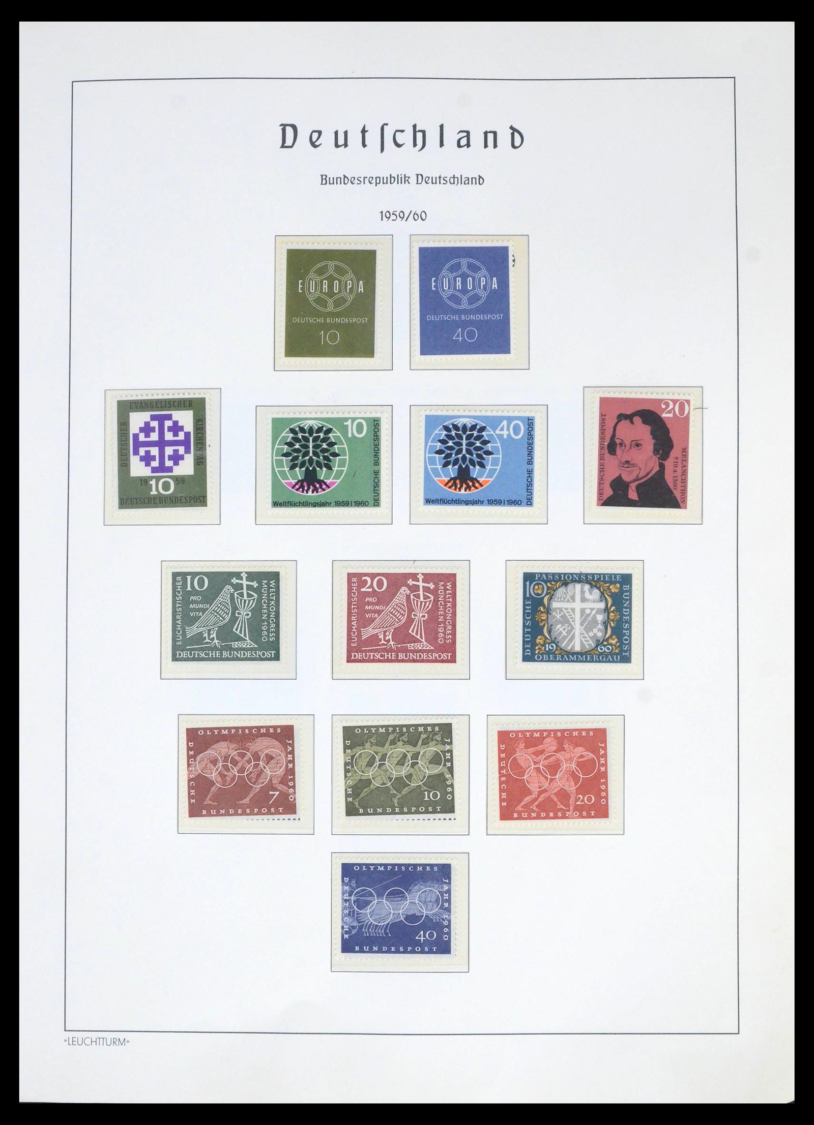 39783 0017 - Postzegelverzameling 39783 Bund 1949-1980.