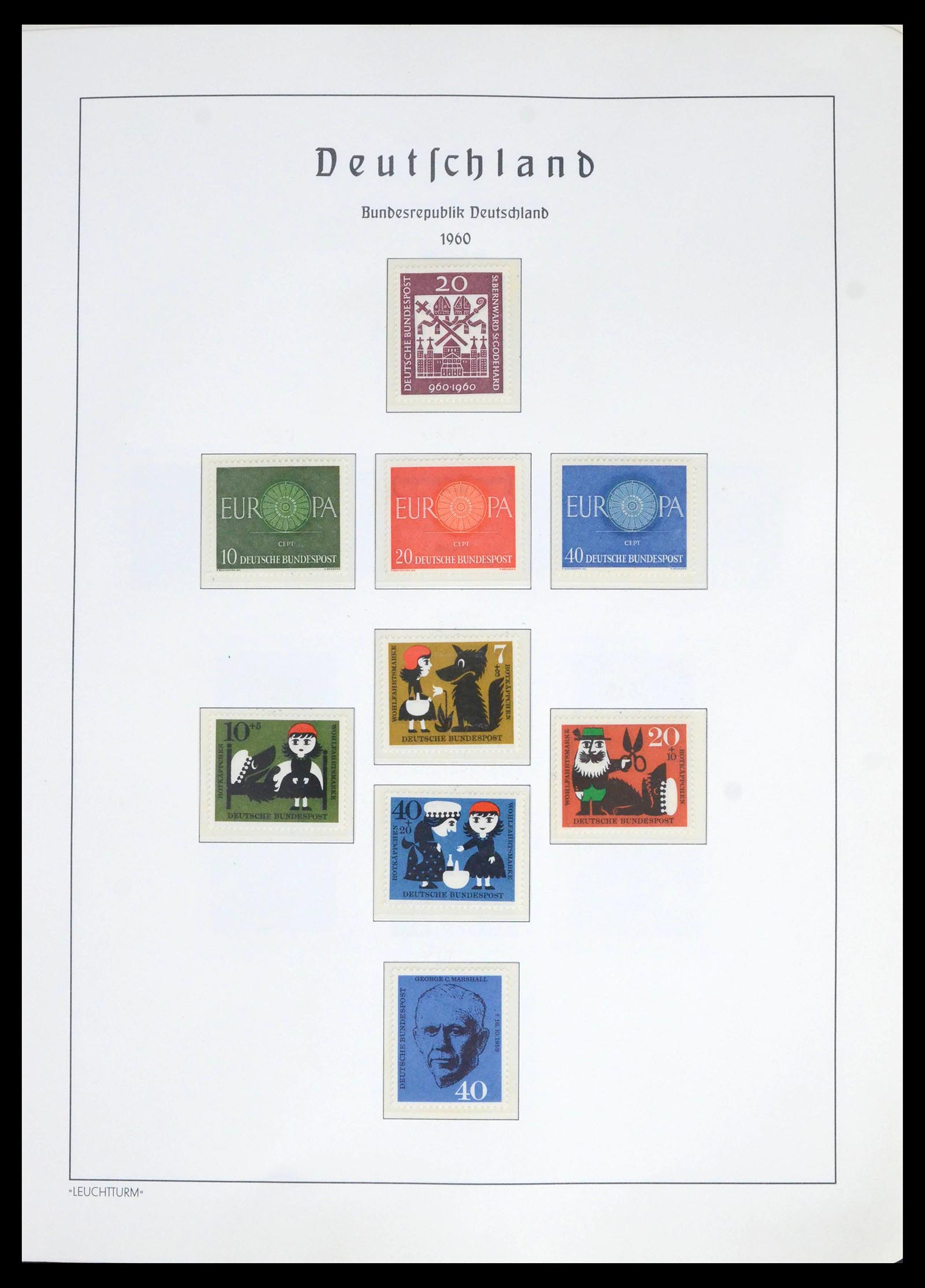39783 0018 - Postzegelverzameling 39783 Bund 1949-1980.