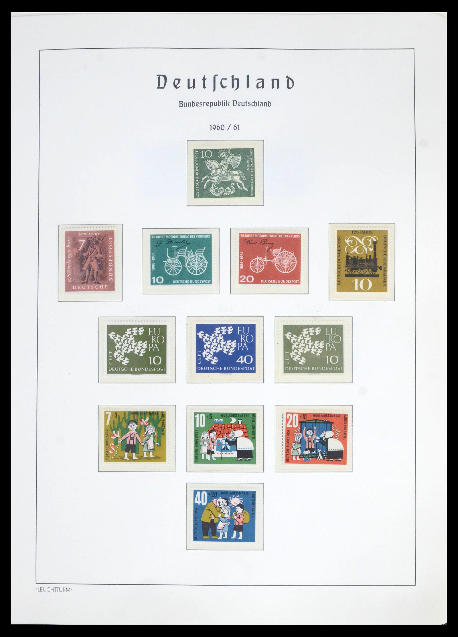 39783 0019 - Postzegelverzameling 39783 Bund 1949-1980.