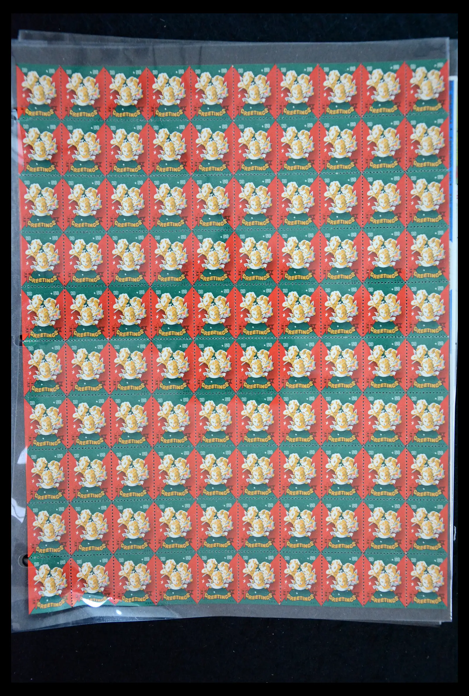 39784 0001 - Stamp collection 39784 USA Christmas seals 1909-1990.