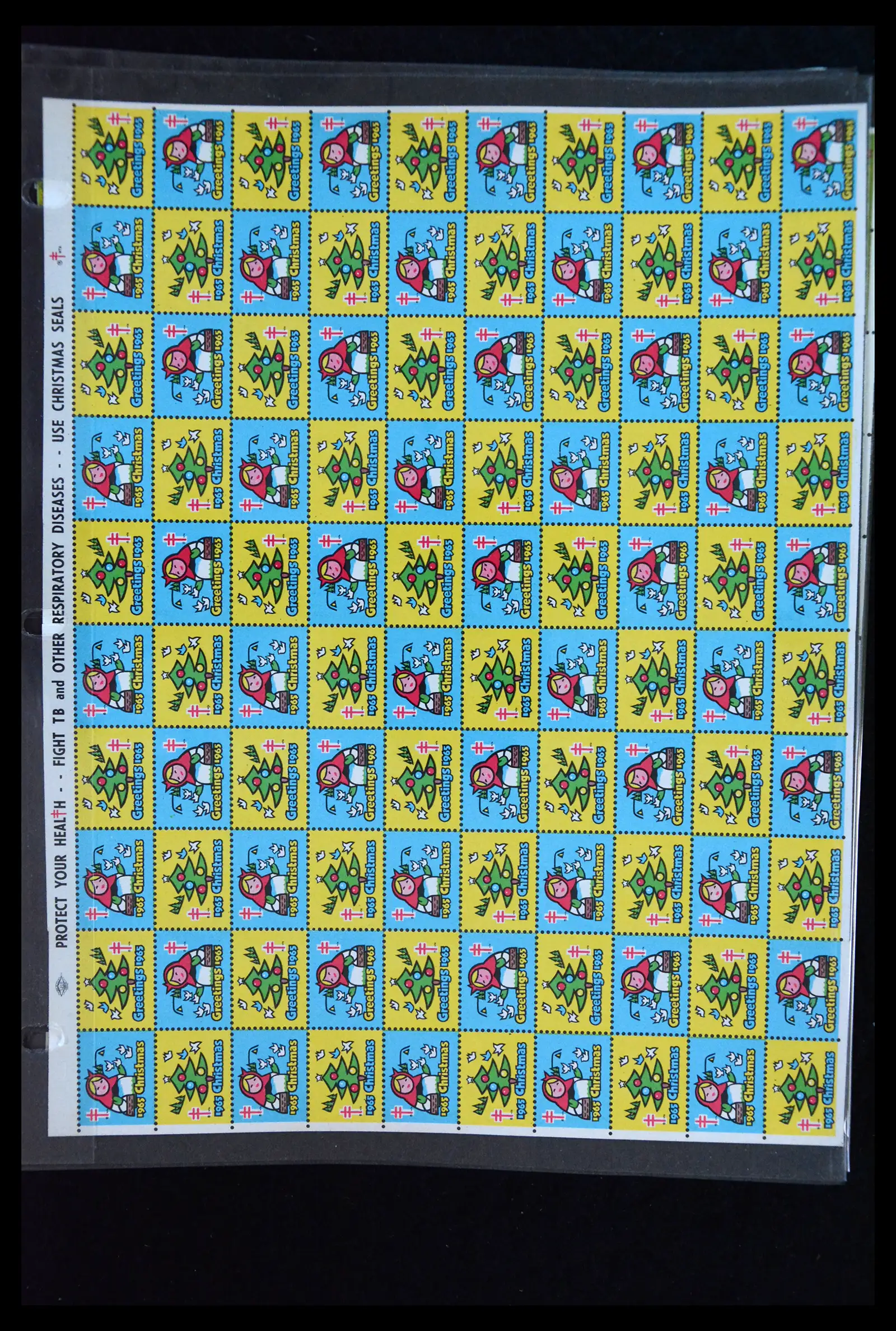 39784 0003 - Stamp collection 39784 USA Christmas seals 1909-1990.