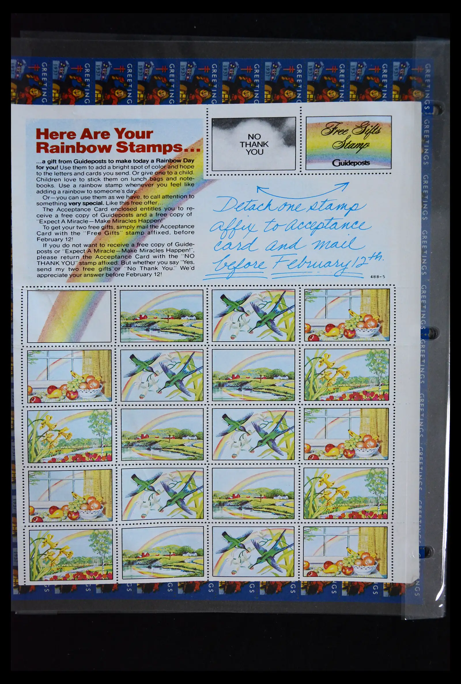 39784 0033 - Stamp collection 39784 USA Christmas seals 1909-1990.