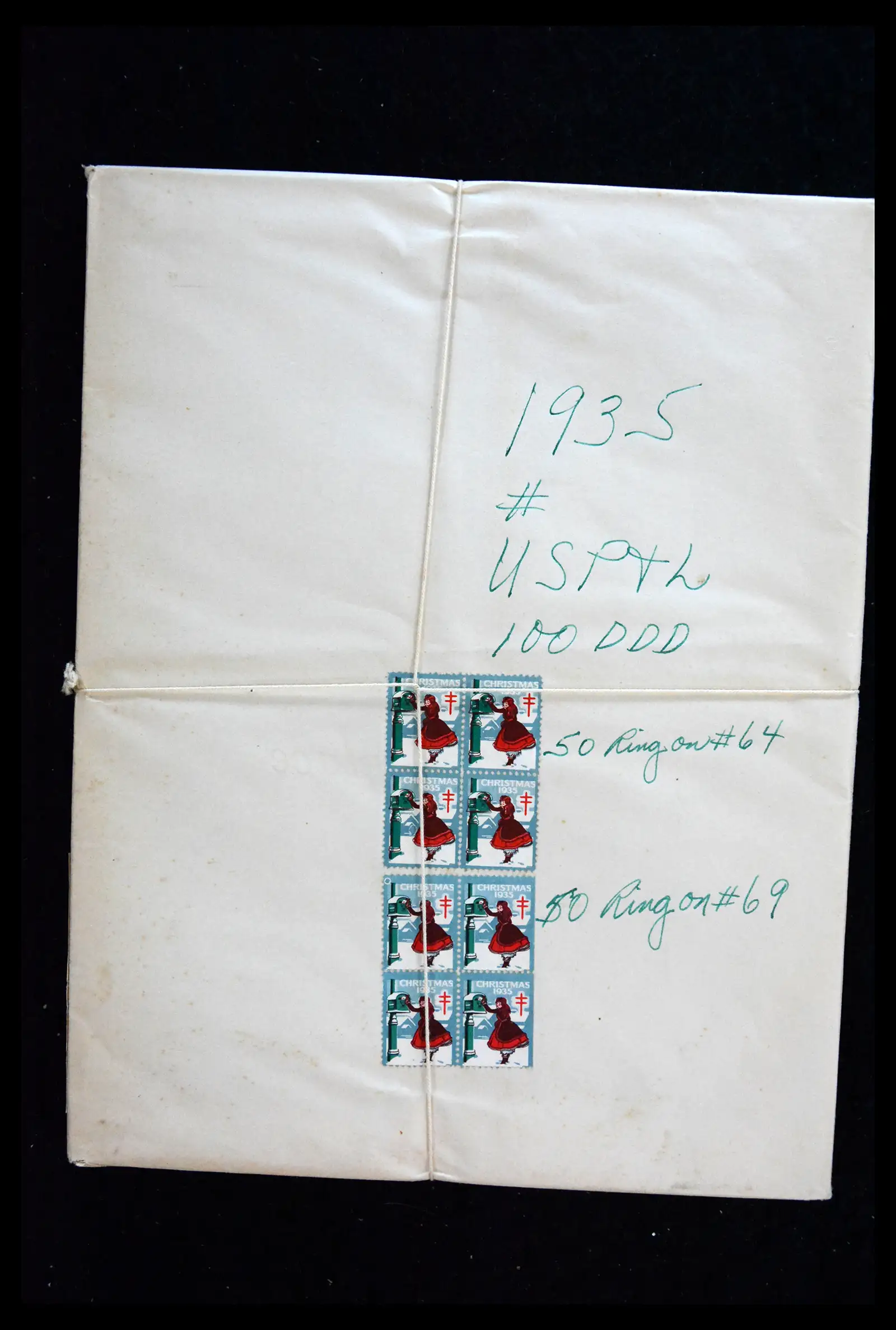 39784 0083 - Stamp collection 39784 USA Christmas seals 1909-1990.